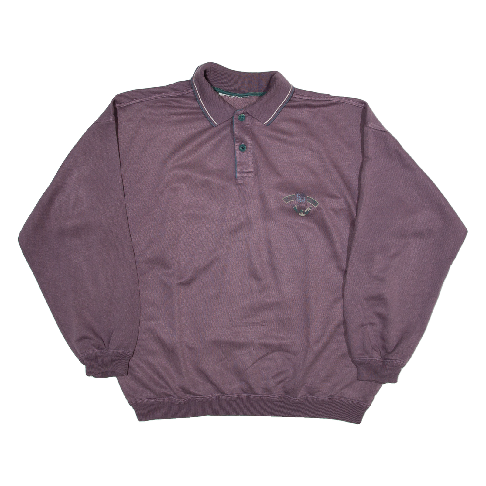 Womens Sweatshirt Purple Button Neck XL Refurbished - N/A refurbished available on Cerqular