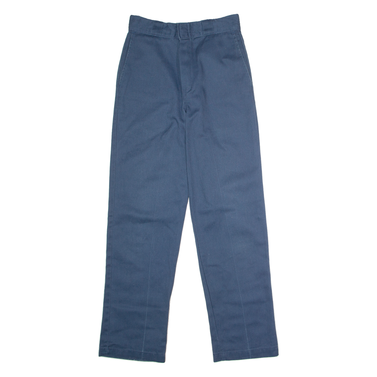 DICKIES X Rework Fizzen Workwear Womens Twill Trousers Blue Straight W26 L30 Refurbished - N/A refurbished available on Cerqular