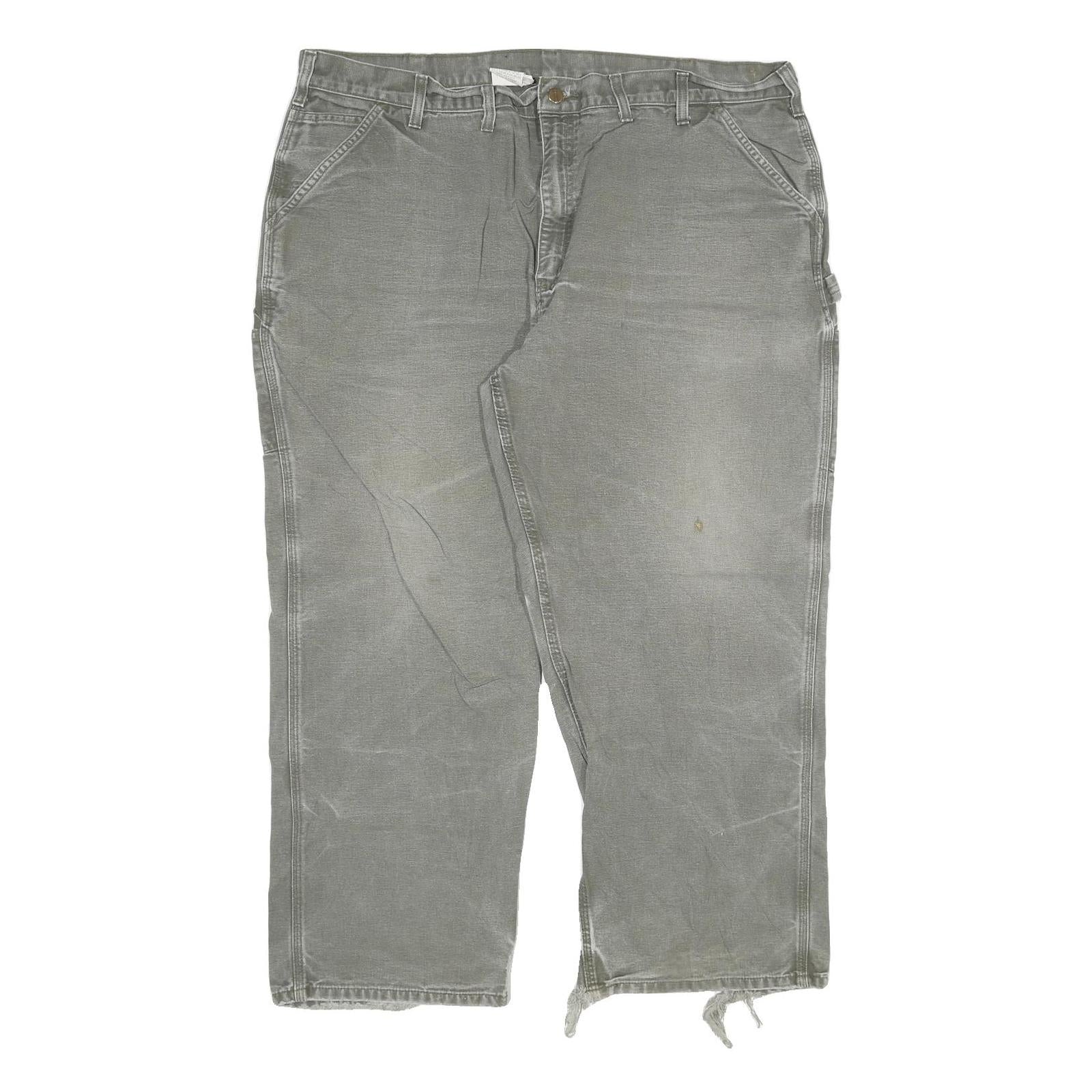 CARHARTT Mens Relaxed Work Jeans Grey Denim W44 L27 Durable Heavy Cotton Refurbished - N/A refurbished available on Cerqular