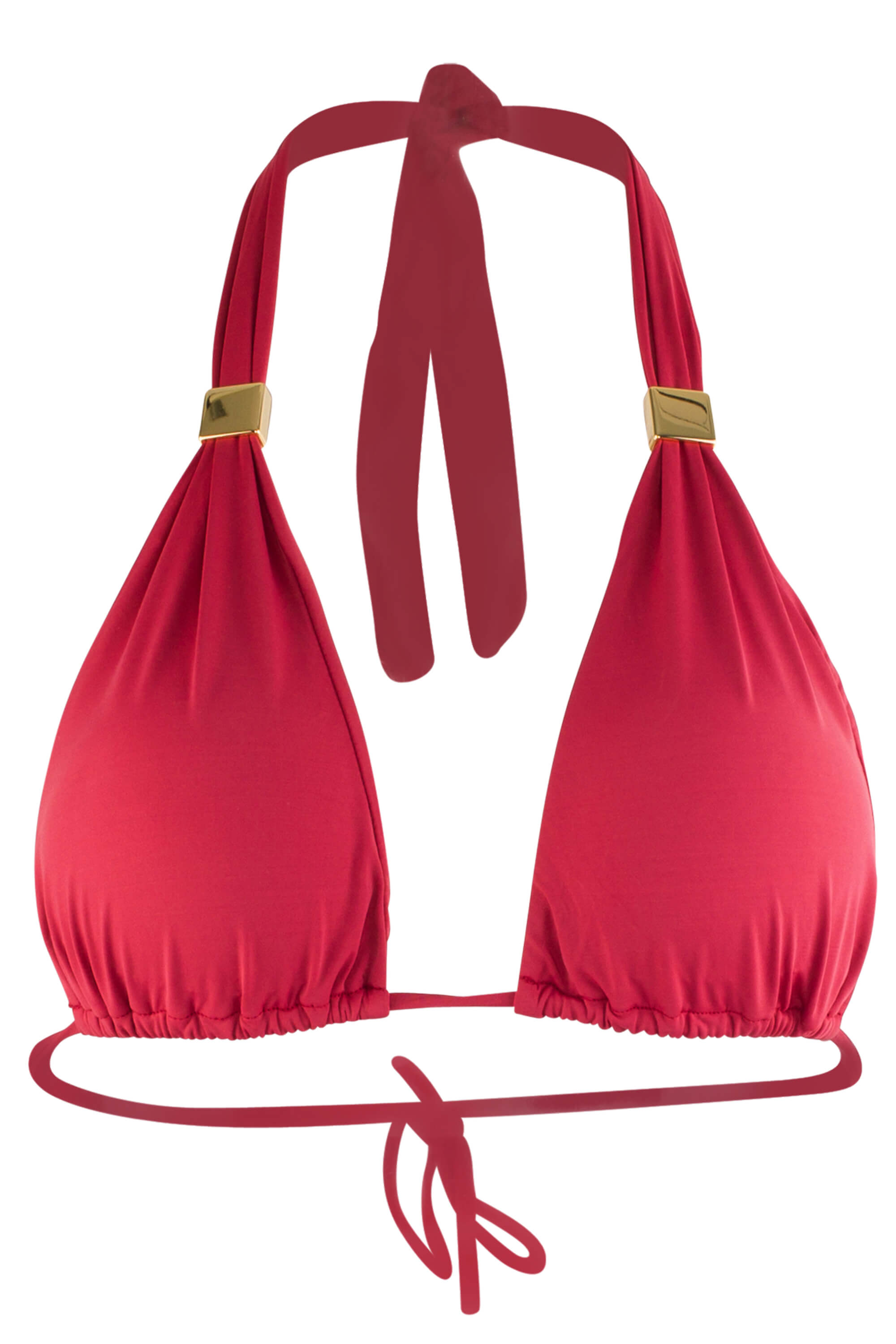 Buy Nina Halter Bikini Top with Pads - Terracotta | Size: Medium Refurbished - $105.00 Nina Halter Bikini Top with Pads - Terracotta | Size: Medium Refurbished - Sauipe Swim refurbished available on Cerqular