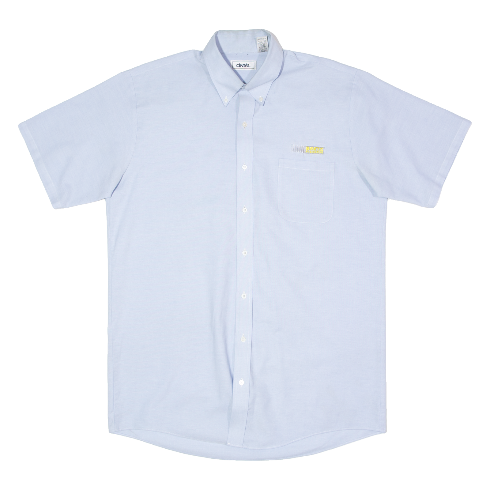 CINTAS Bretz RV & Marine Mens Worker Shirt Blue L Refurbished - N/A refurbished available on Cerqular