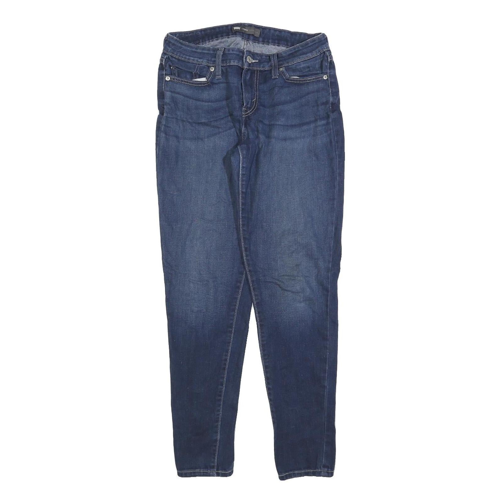 LEVI'S Womens Jeans Blue Slim Skinny Denim Raw W29 L30 Stylish Comfortable Refurbished - N/A refurbished available on Cerqular