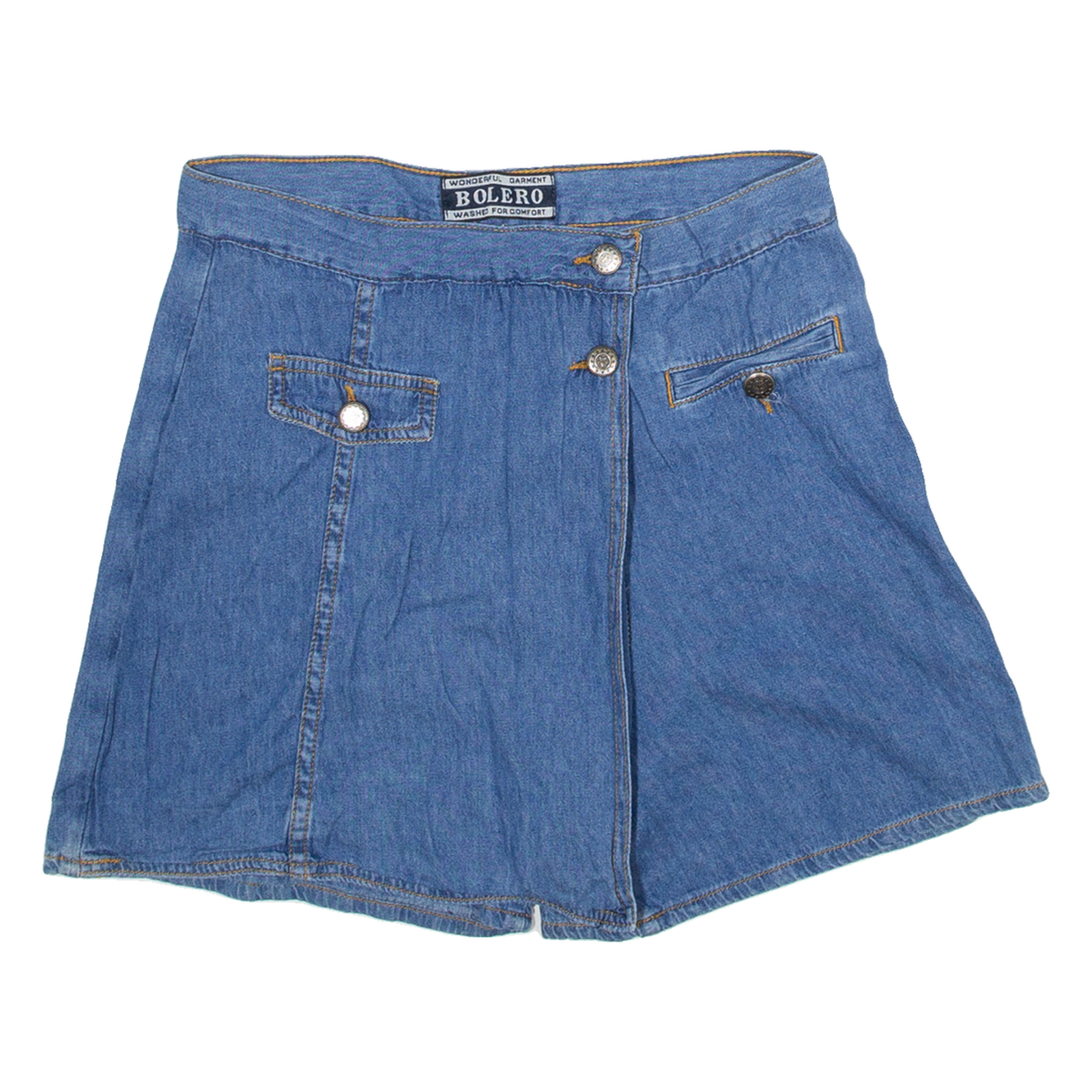 BOLERO Womens Casual Shorts Blue M W28 Refurbished - N/A refurbished available on Cerqular