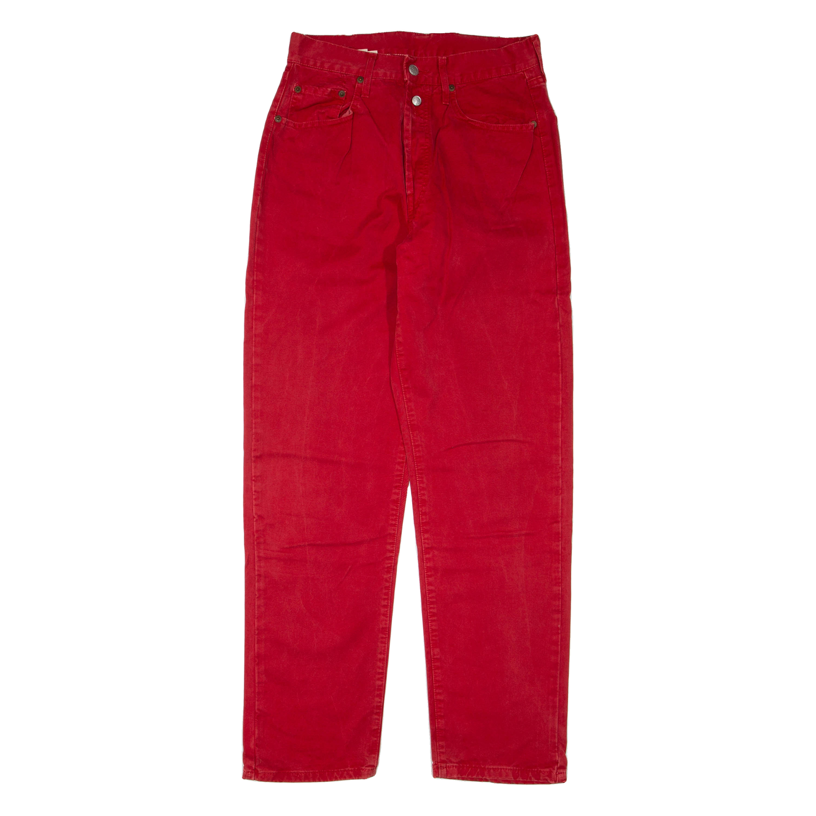 REPLAY Womens Trousers Red Regular Straight W31 L30 Refurbished - N/A refurbished available on Cerqular