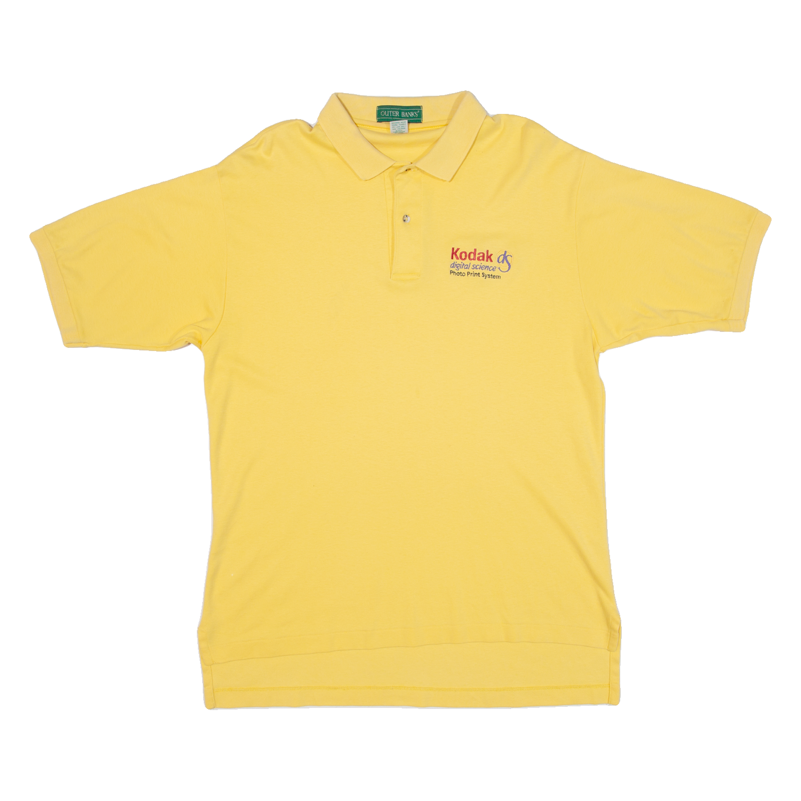 OUTER BANKS Mens Polo Shirt Yellow L Refurbished - N/A refurbished available on Cerqular