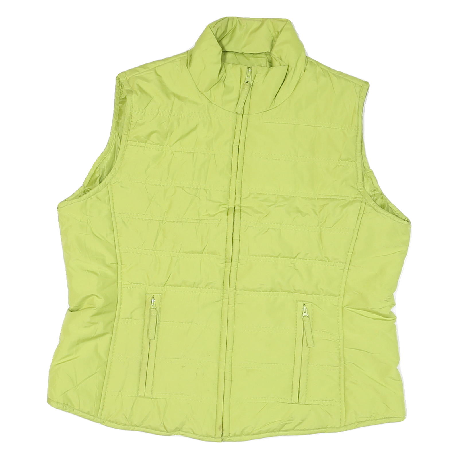SJB ACTIVE Mens Green Lightweight Zip Jacket L Polyester Blend Plain Outdoor Refurbished - N/A refurbished available on Cerqular
