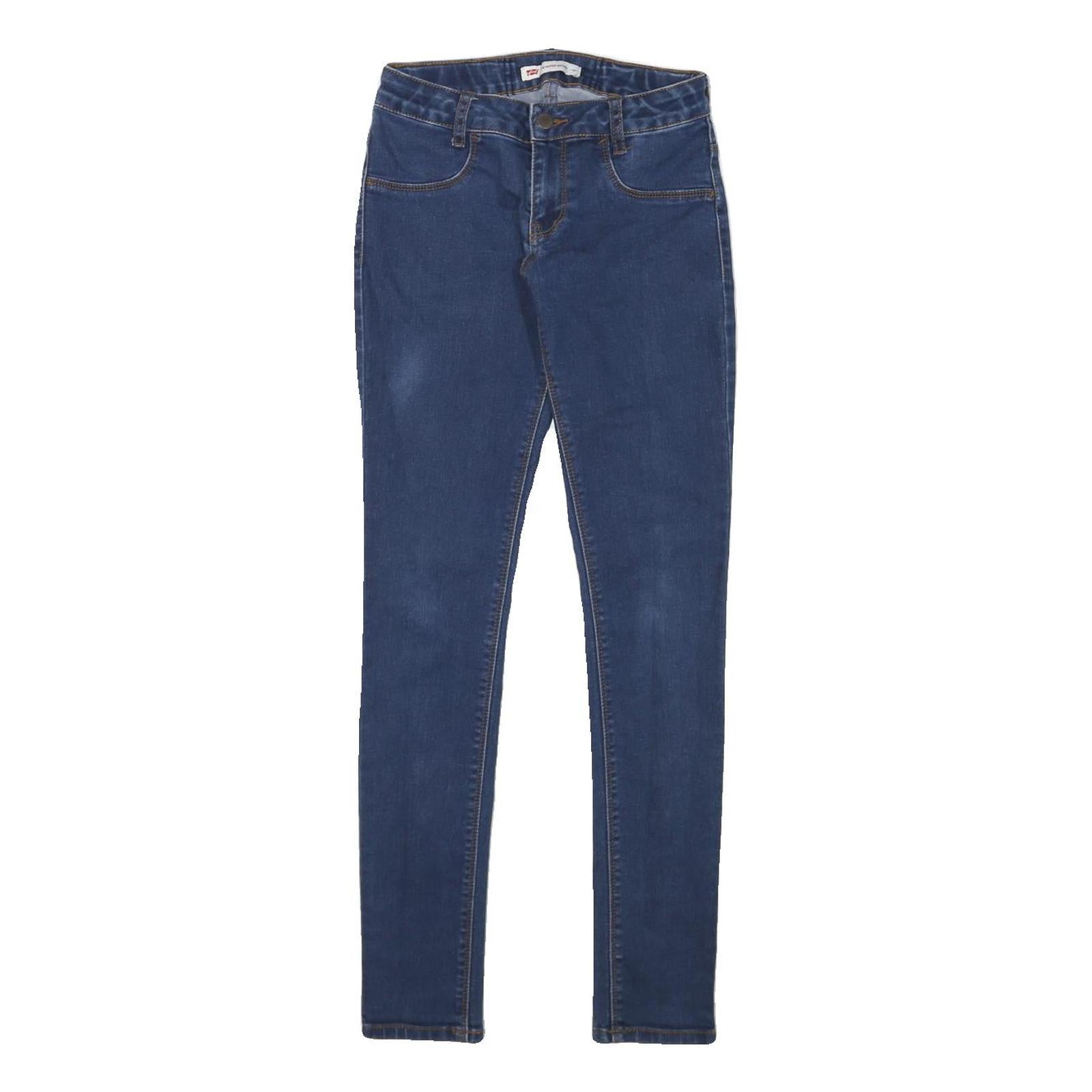 LEVI'S 710 Womens Jeans Blue Slim Skinny Denim W24 L29 Stretch High Rise Refurbished - N/A refurbished available on Cerqular