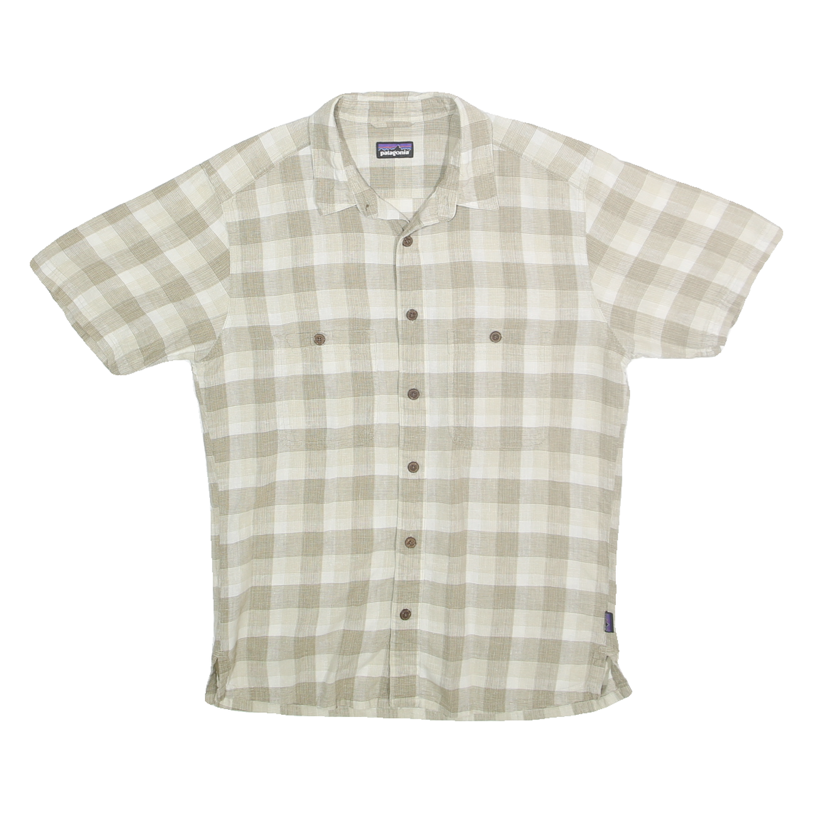 Buy PATAGONIA Mens Beige & Cream Check Shirt S Casual Cotton Short Sleeve Summer Refurbished - $41.59 PATAGONIA Mens Beige & Cream Check Shirt S Casual Cotton Short Sleeve Summer Refurbished - N/A refurbished available on Cerqular