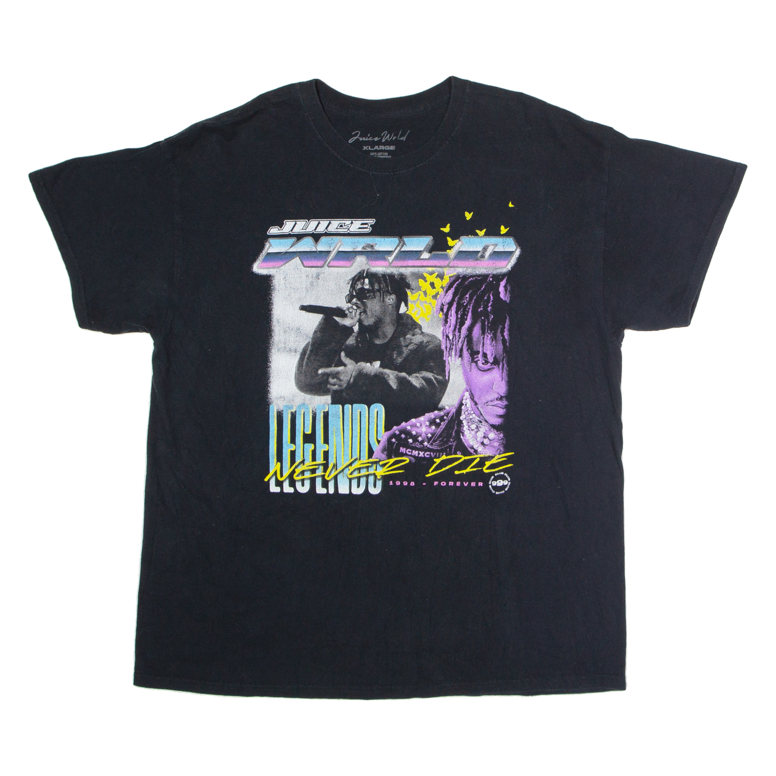 JUICE WORLD Mens Band T-Shirt Black XL Refurbished - N/A refurbished available on Cerqular