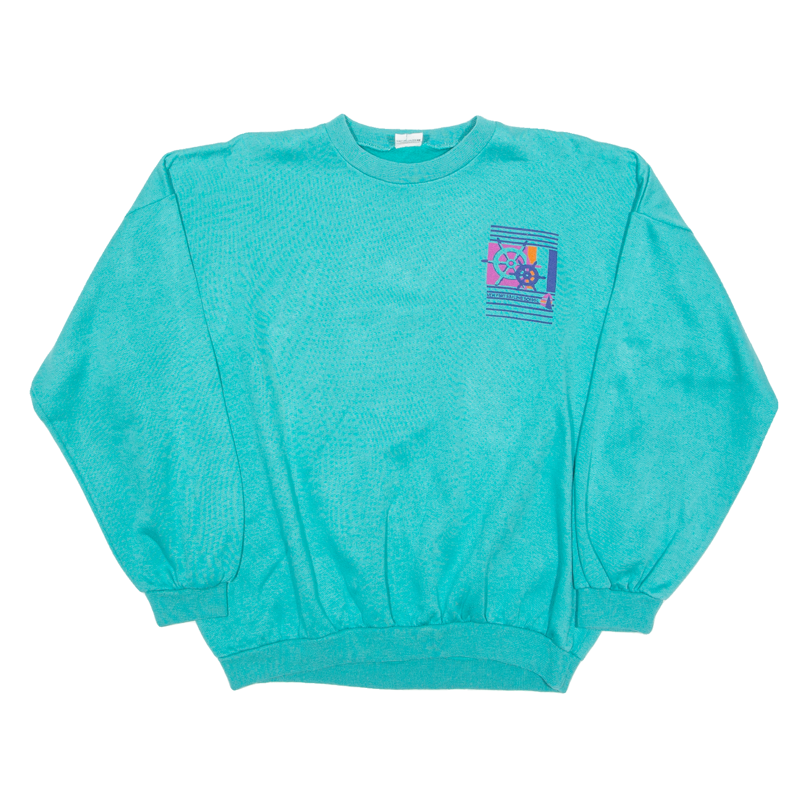 Newport Sailing School Mens Sweatshirt Blue Crew Neck L Refurbished - N/A refurbished available on Cerqular