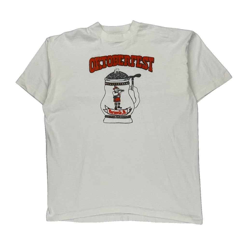 Buy Fruit Of The Loom Graphic T-Shirt - XL White Cotton Refurbished - $37.51 Fruit Of The Loom Graphic T-Shirt - XL White Cotton Refurbished - Thrifted (note: this is a term often used to describe second- refurbished available on Cerqular