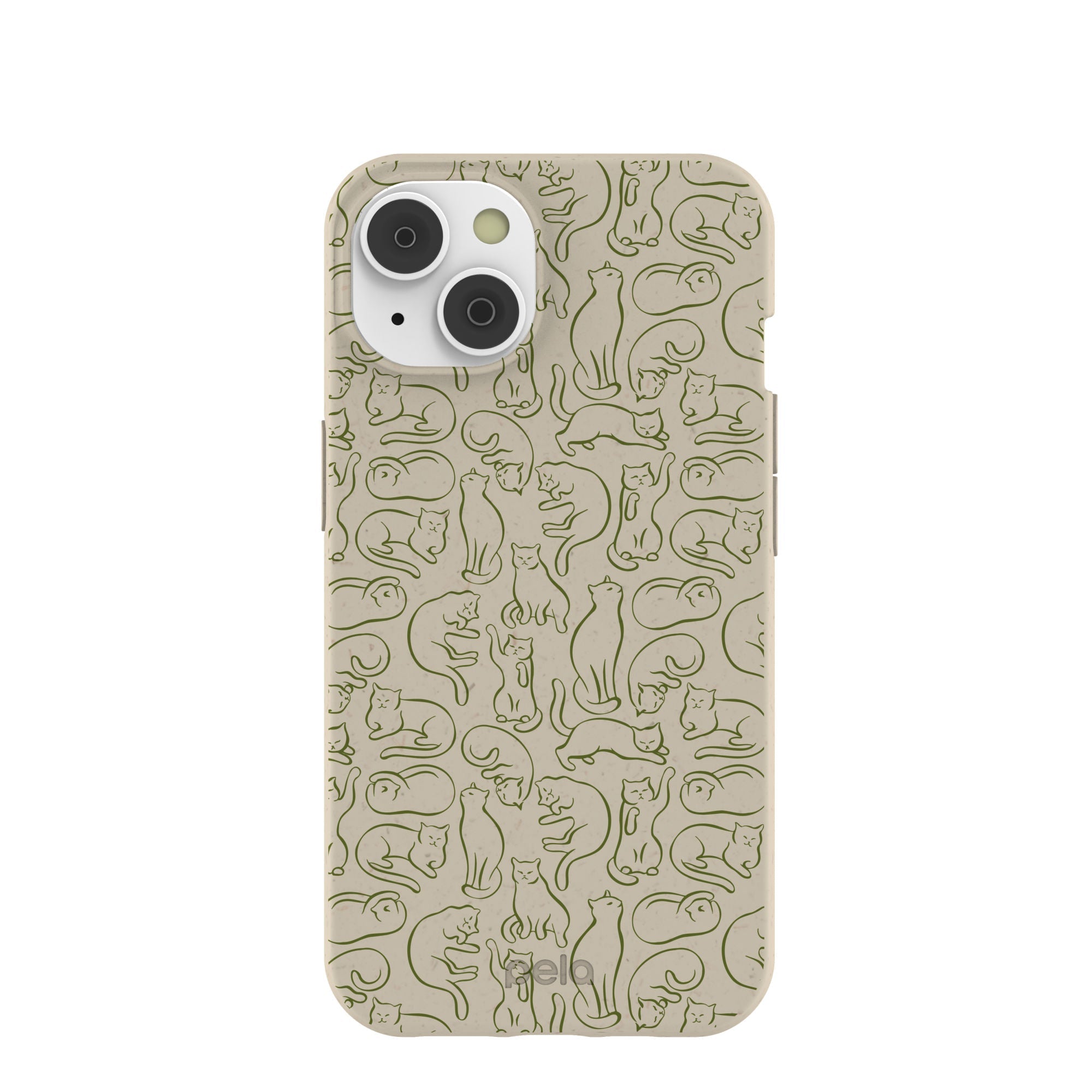 London Fog Say Meow iPhone 14/16e Case Refurbished - Pela Case refurbished available on Cerqular