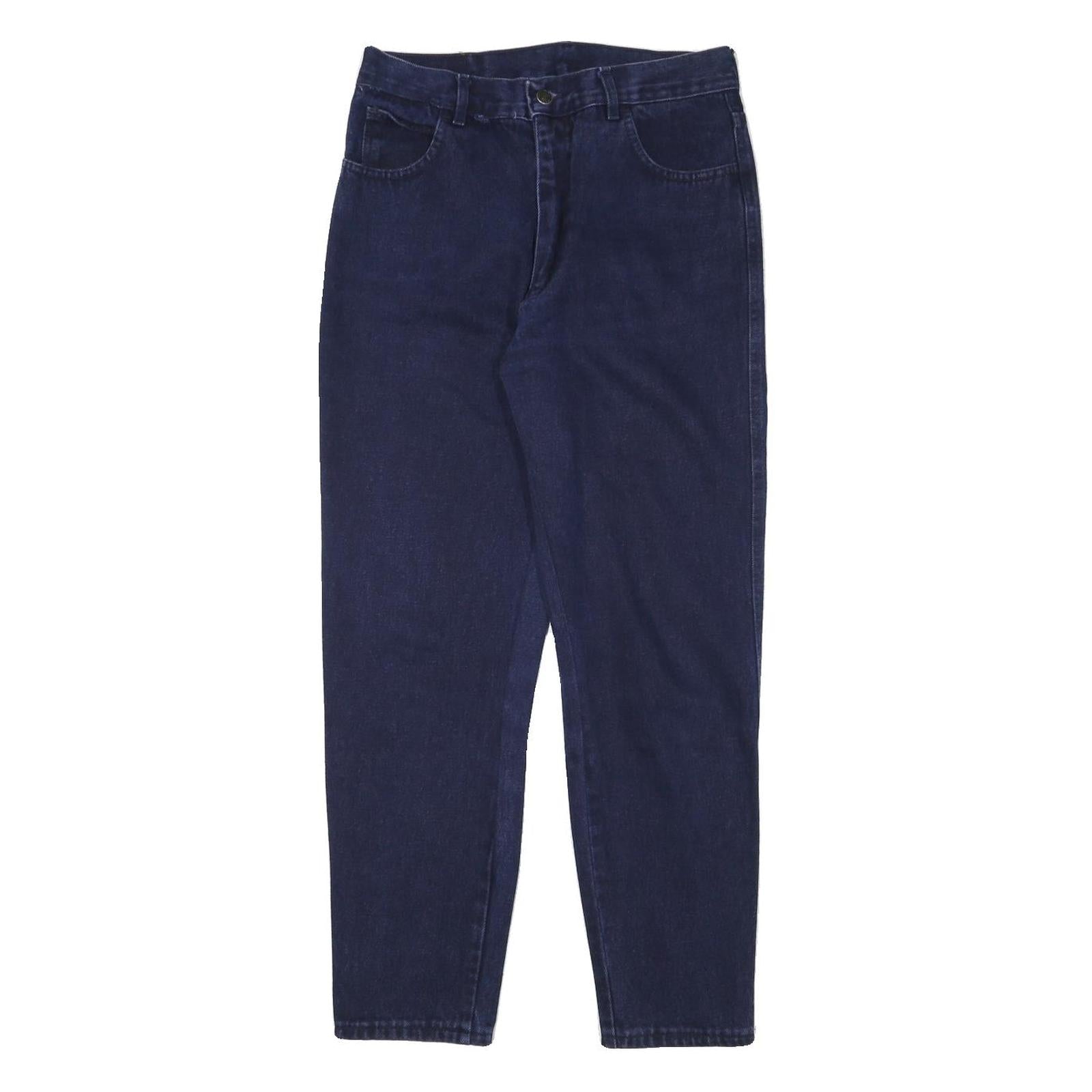 BIG FOLLIE Womens Jeans Blue Slim Skinny Denim Dark W30 L28 Stylish Zip Refurbished - N/A refurbished available on Cerqular