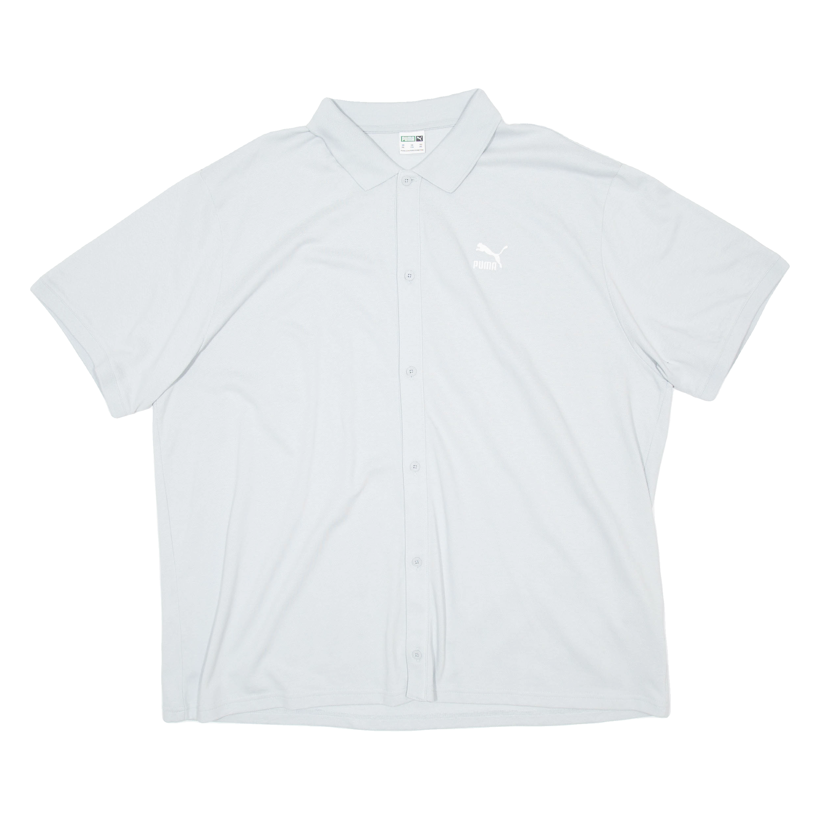 PUMA Mens Plain Shirt Grey 2XL Refurbished - N/A refurbished available on Cerqular