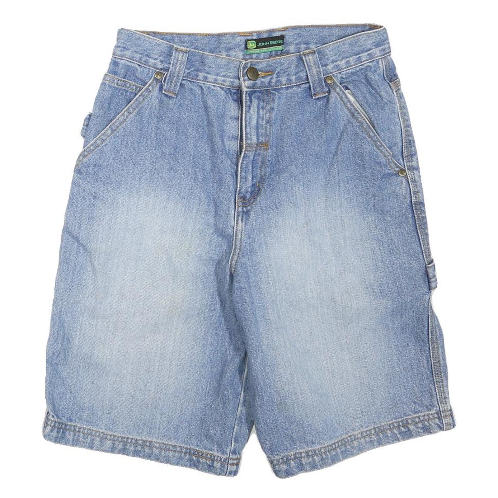 Buy JOHN DEERE Mens Denim Blue Casual Shorts M W28 Workwear Carpenter Style Refurbished - $15.59 JOHN DEERE Mens Denim Blue Casual Shorts M W28 Workwear Carpenter Style Refurbished - N/A refurbished available on Cerqular