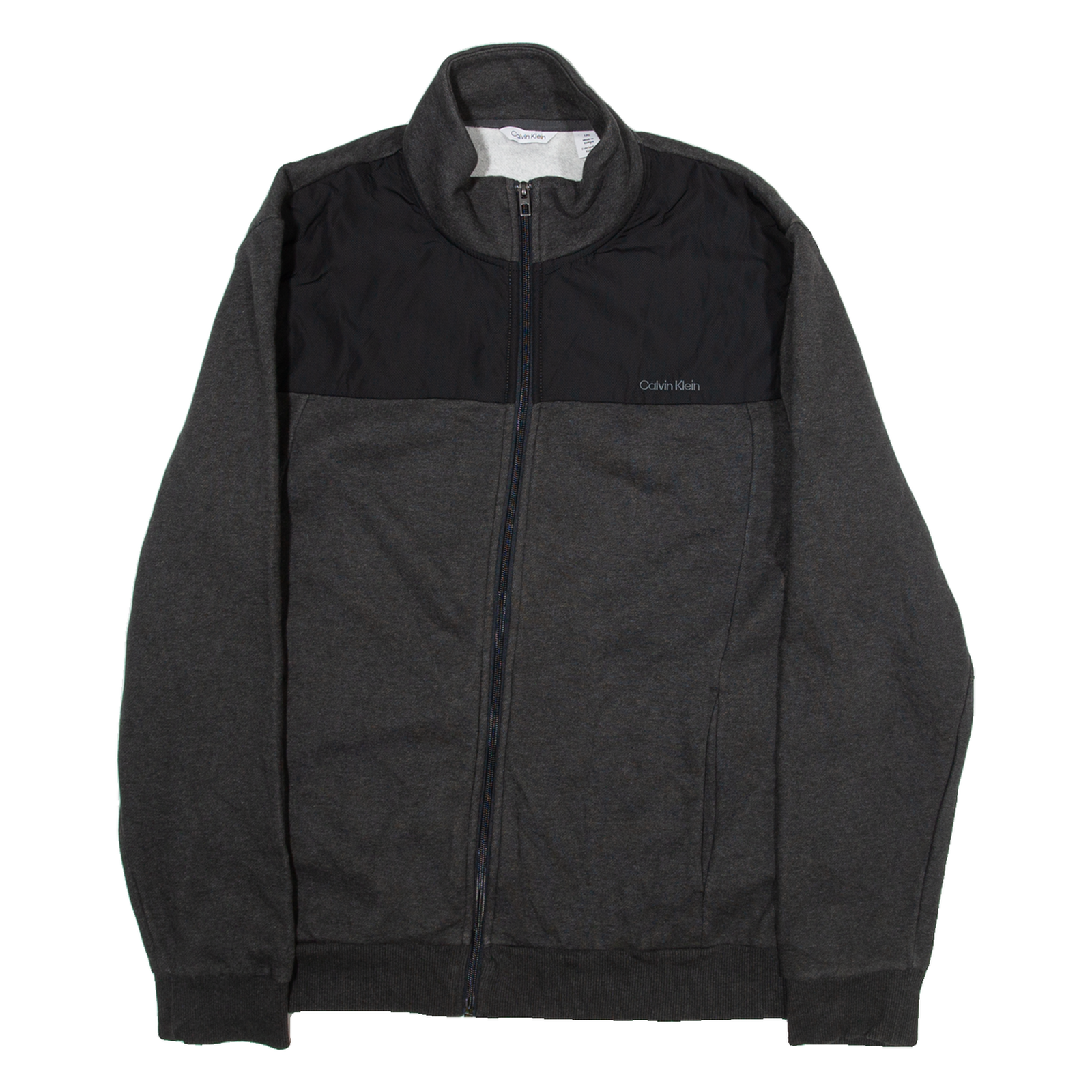 CALVIN KLEIN Mens Track Jacket Grey M Refurbished - N/A refurbished available on Cerqular