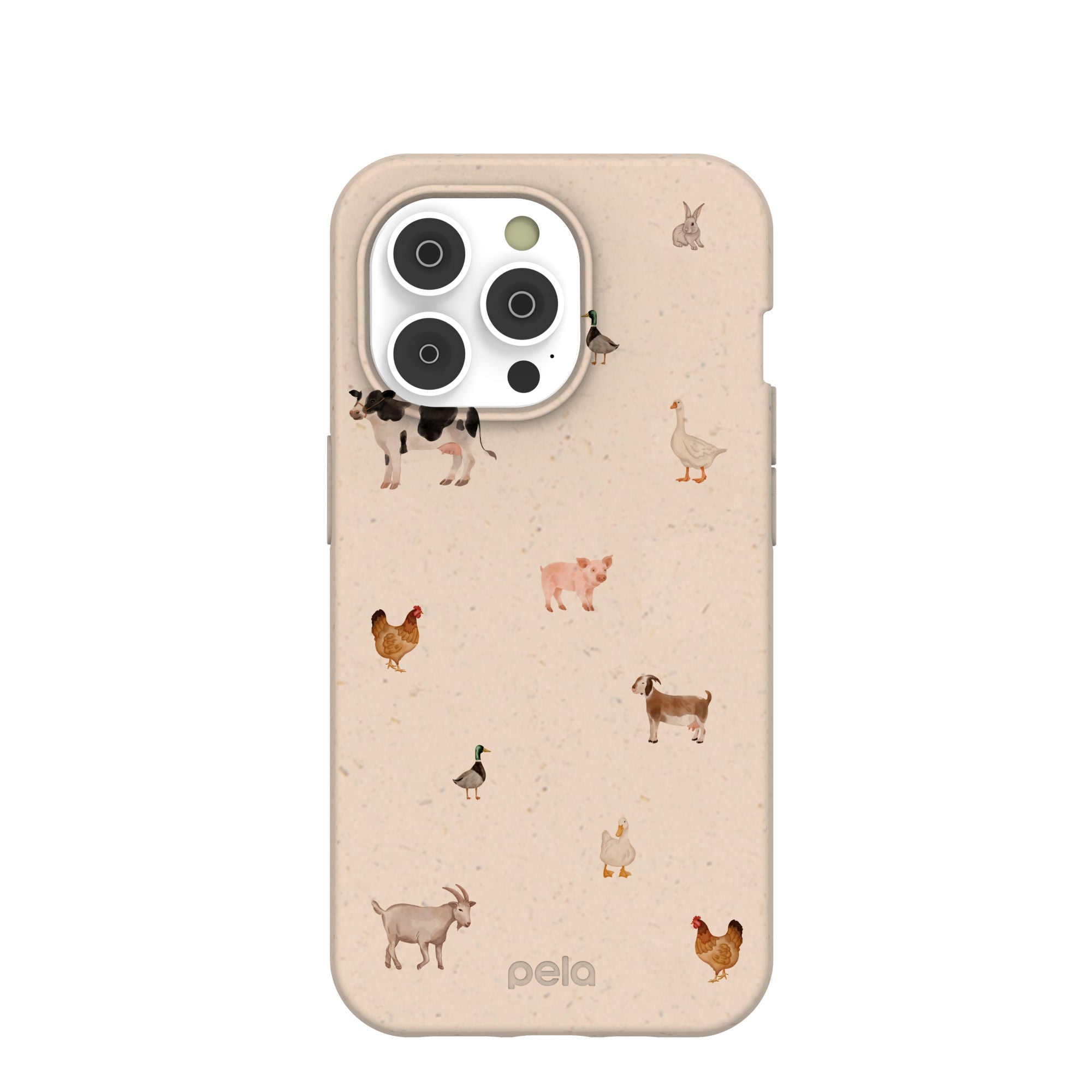 Seashell Pasture Party iPhone 14 Pro Case Refurbished - Pela Case refurbished available on Cerqular