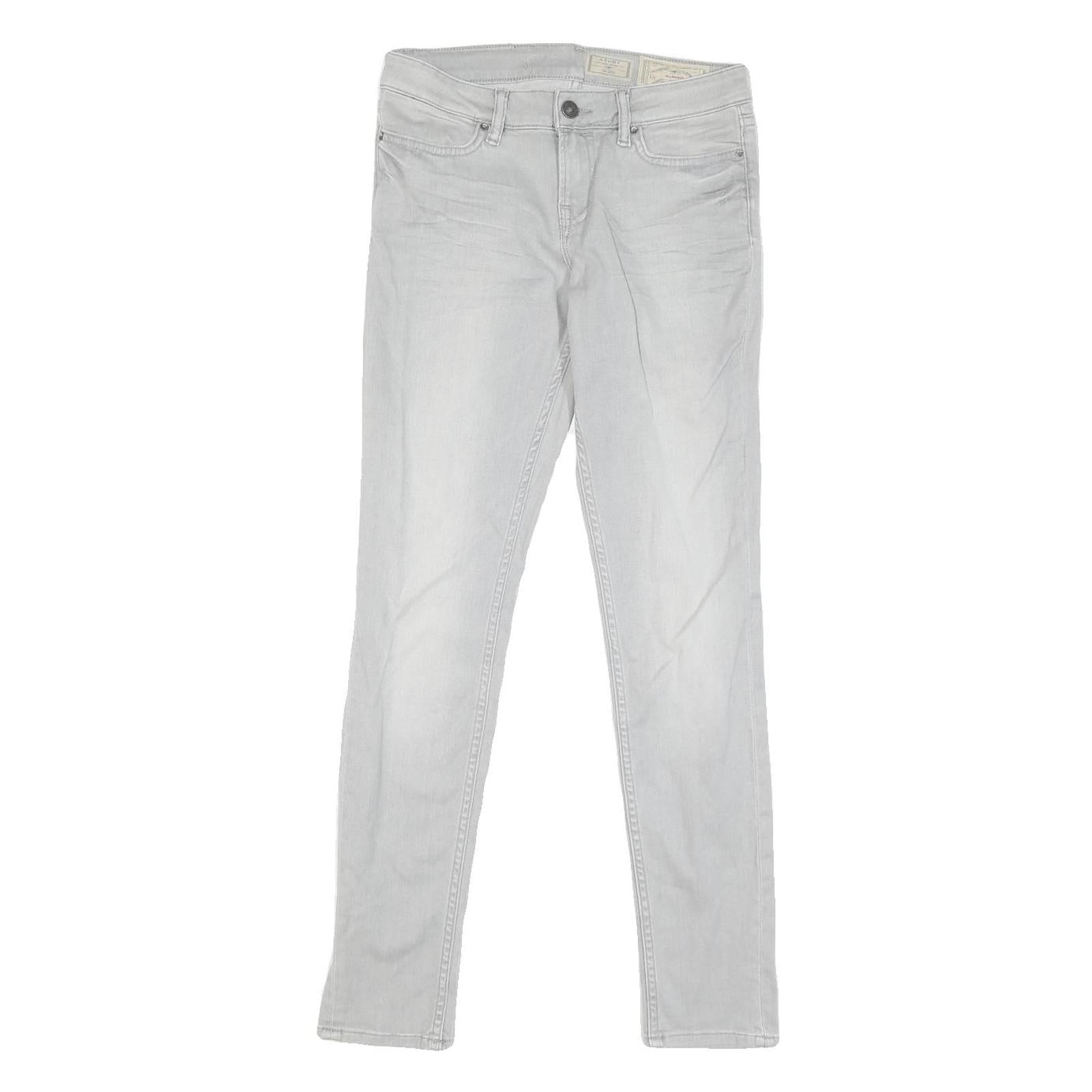 ALL SAINTS Womens Jeans Light Grey Slim Skinny Denim Medium W28 L29 Stretch Refurbished - N/A refurbished available on Cerqular