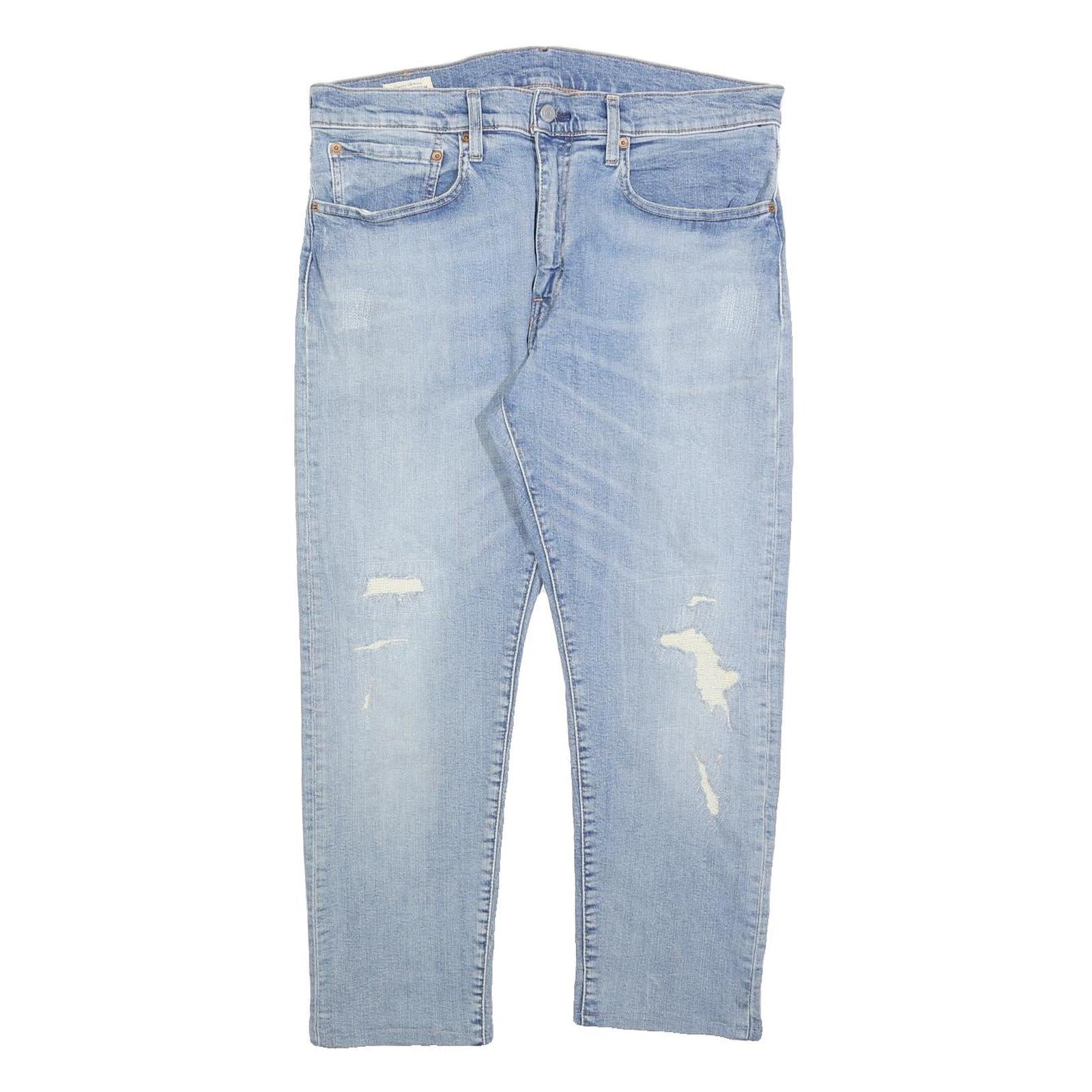 LEVI'S 512 BIG E Mens Slim Jeans Blue Denim Light W34 L25 Cotton Blend Zip Refurbished - N/A refurbished available on Cerqular