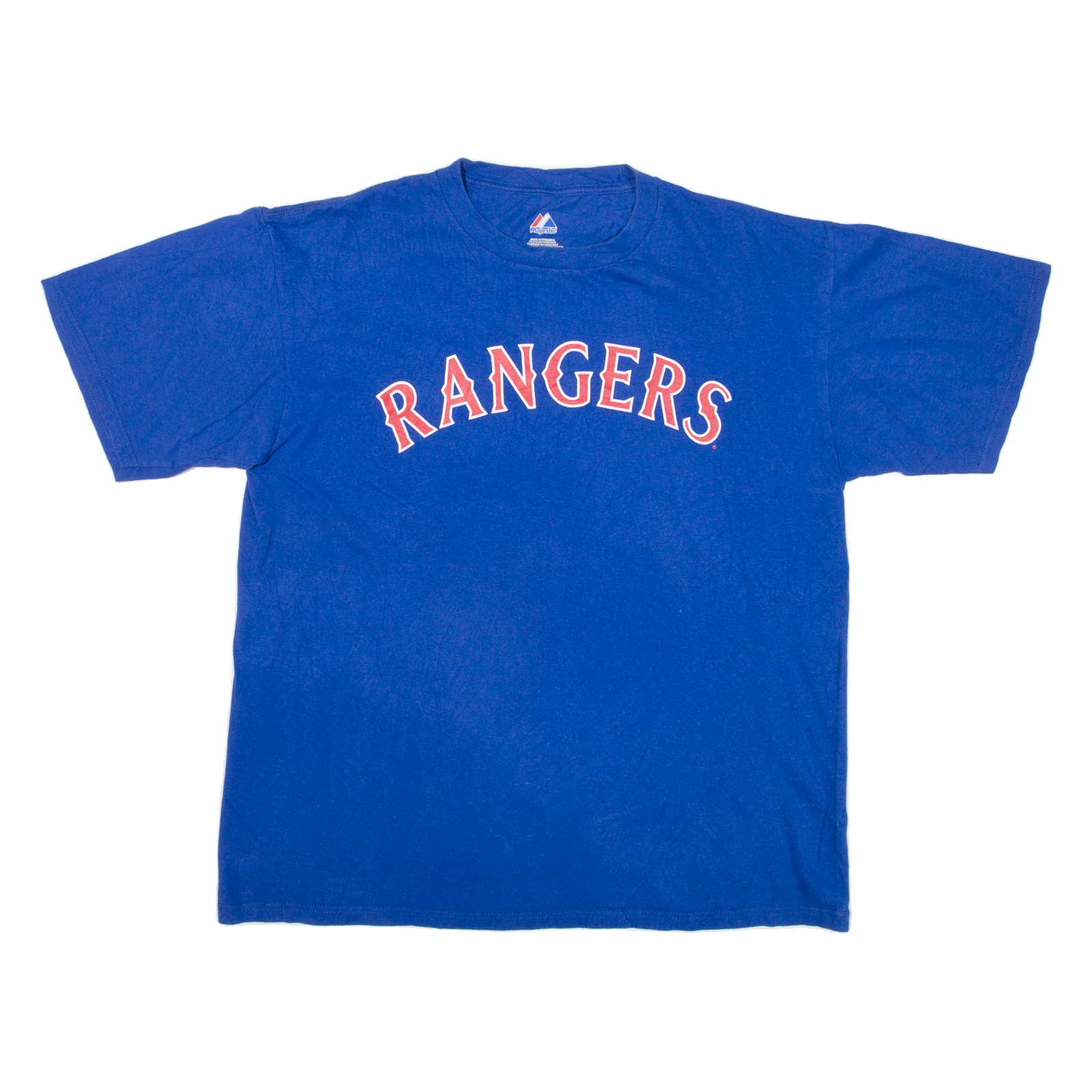 Buy MAJESTIC Rangers Mens T-Shirt Blue USA L Refurbished - $16.89 MAJESTIC Rangers Mens T-Shirt Blue USA L Refurbished - N/A refurbished available on Cerqular