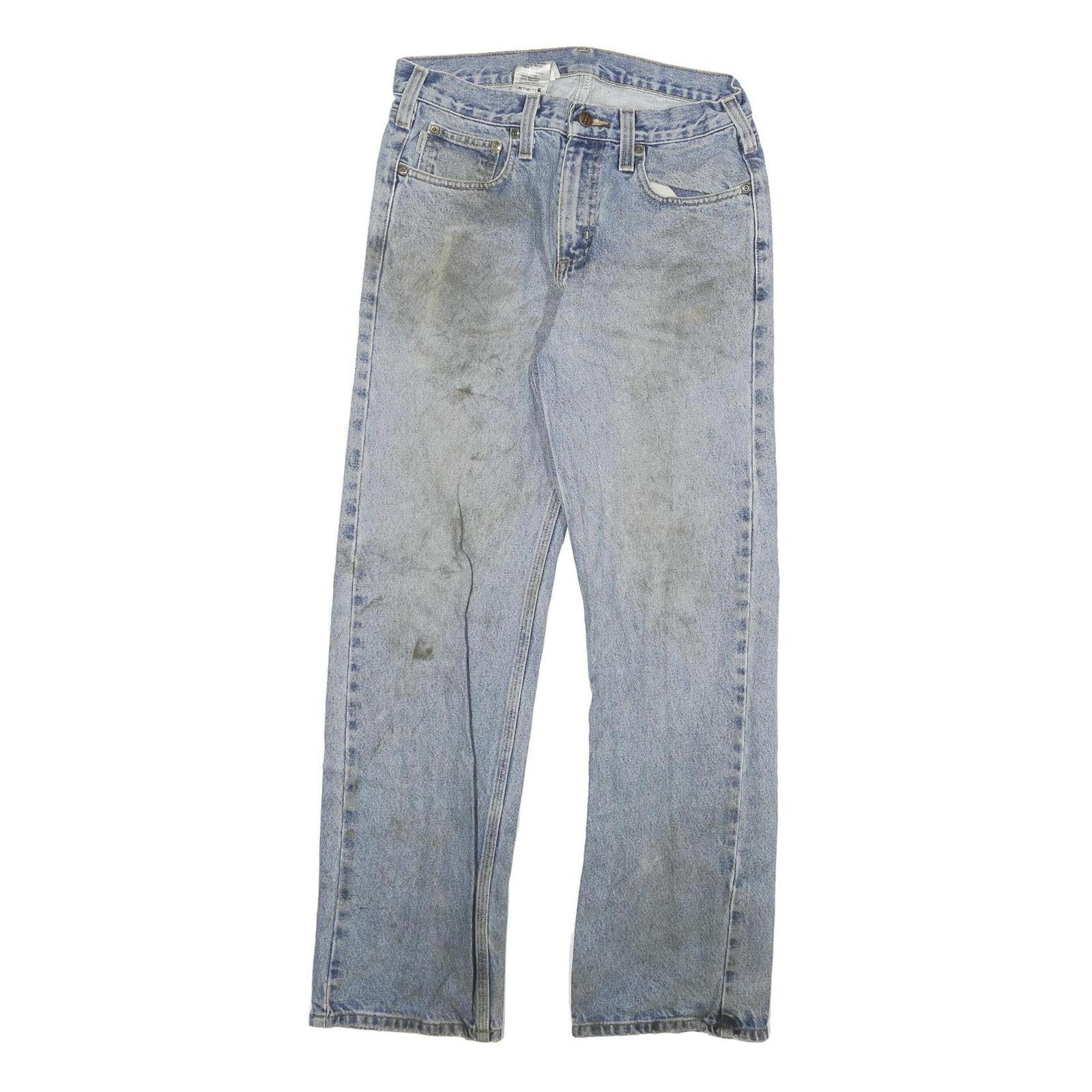 Buy CARHARTT Mens Regular Fit Blue Denim Jeans W30 L32 Classic Cotton Blend Zip Refurbished - $49.39 CARHARTT Mens Regular Fit Blue Denim Jeans W30 L32 Classic Cotton Blend Zip Refurbished - N/A refurbished available on Cerqular