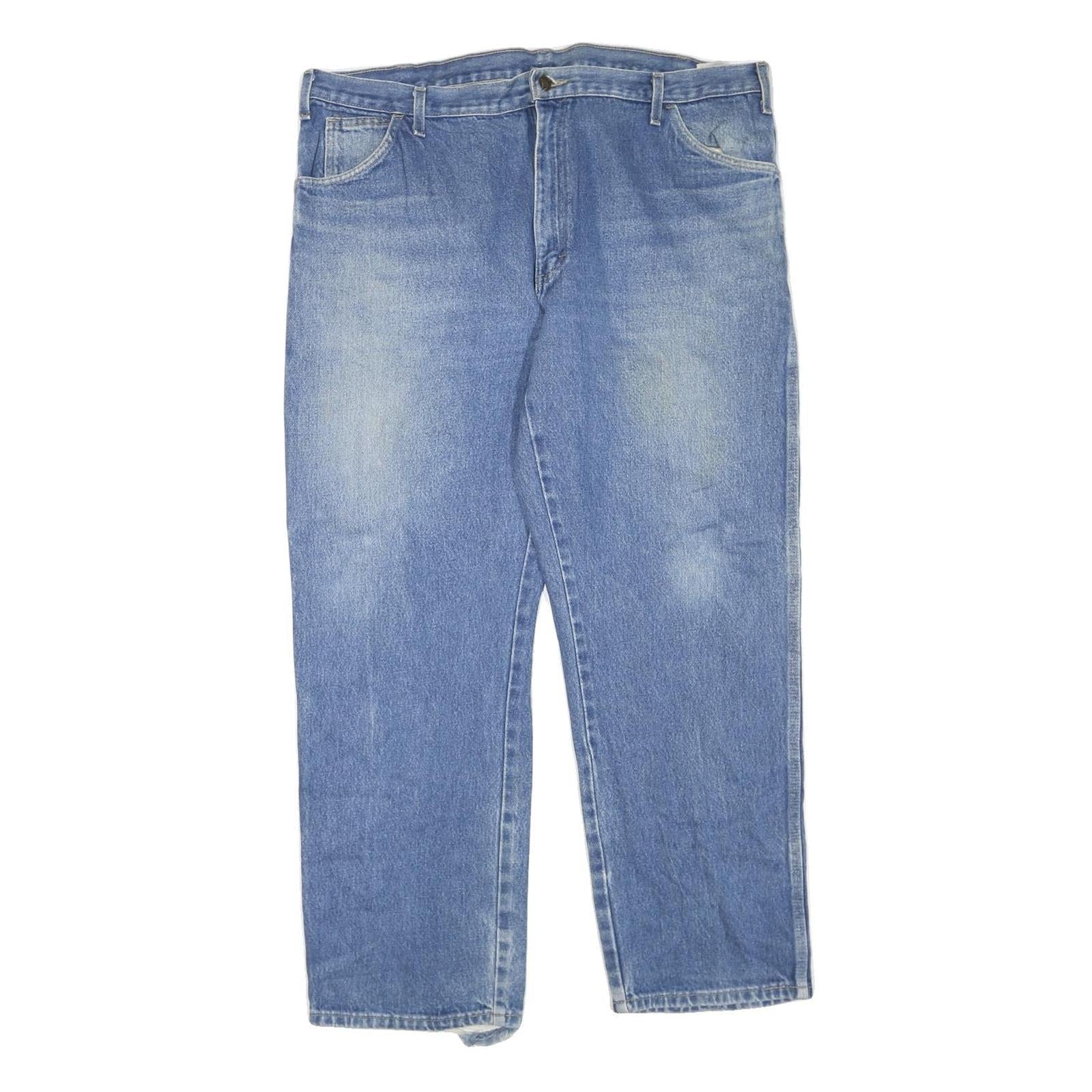 DICKIES Mens Regular Blue Denim Jeans W40 L30 Workwear Zip Closure Refurbished - N/A refurbished available on Cerqular