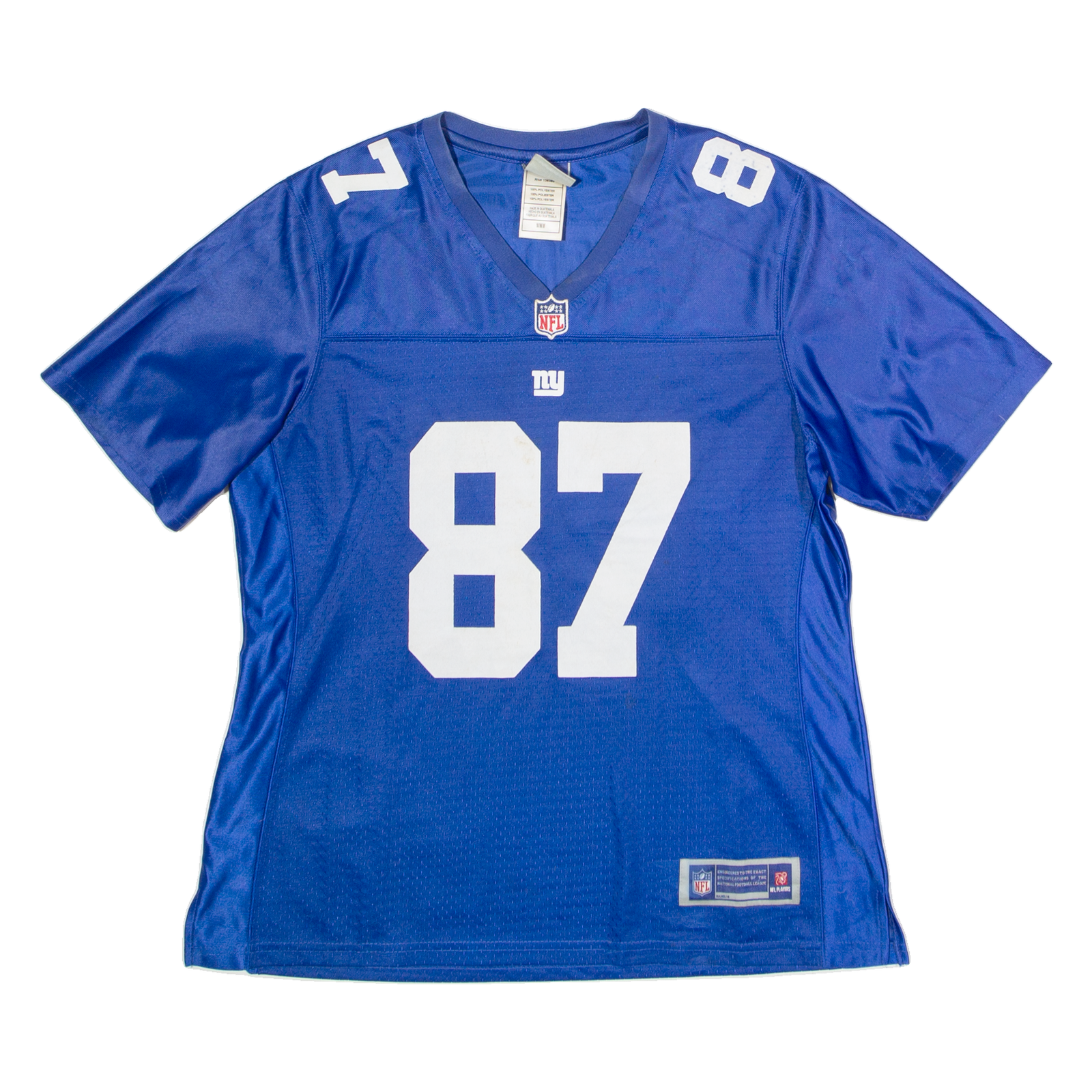 Buy NFL New York Giants Home #87 Shepard Womens Jersey Blue USA V-Neck M Refurbished - $44.19 NFL New York Giants Home #87 Shepard Womens Jersey Blue USA V-Neck M Refurbished - N/A refurbished available on Cerqular