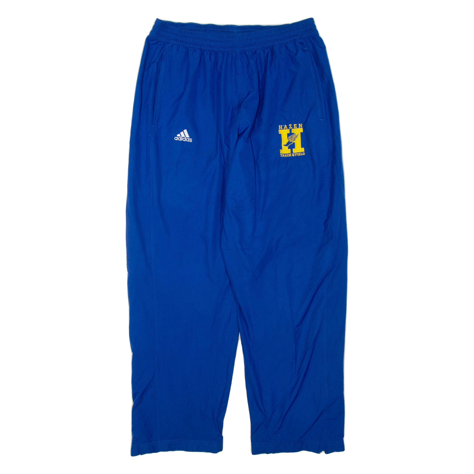 ADIDAS Mens Track Pants Blue Straight L W30 L30 Refurbished - N/A refurbished available on Cerqular