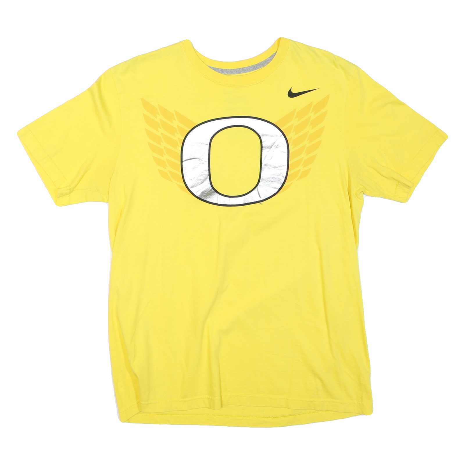 Buy NIKE Mens Yellow Cotton Blend Graphic T-Shirt M Short Sleeve Crew Neck Sport Refurbished - $18.19 NIKE Mens Yellow Cotton Blend Graphic T-Shirt M Short Sleeve Crew Neck Sport Refurbished - N/A refurbished available on Cerqular