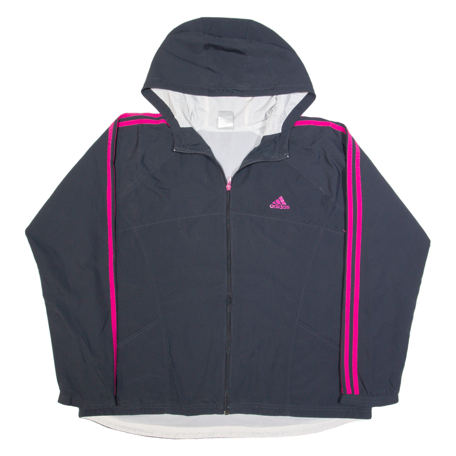 ADIDAS Womens Track Jacket Black Hooded L Refurbished - N/A refurbished available on Cerqular