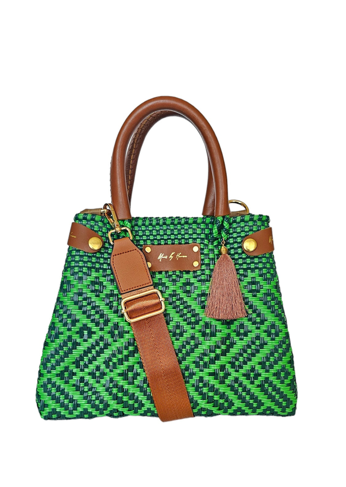 Mini Less Pollution Crossbody Bag - Emerald Refurbished - Mavis by Herrera refurbished available on Cerqular