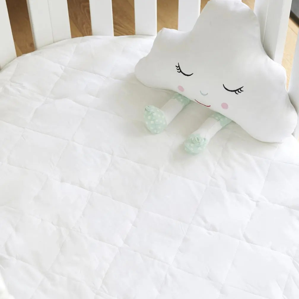 Buy Bamboo Crib Mattress Protector | Size: Crib Refurbished - $160.00 Bamboo Crib Mattress Protector | Size: Crib Refurbished - Ettitude refurbished available on Cerqular