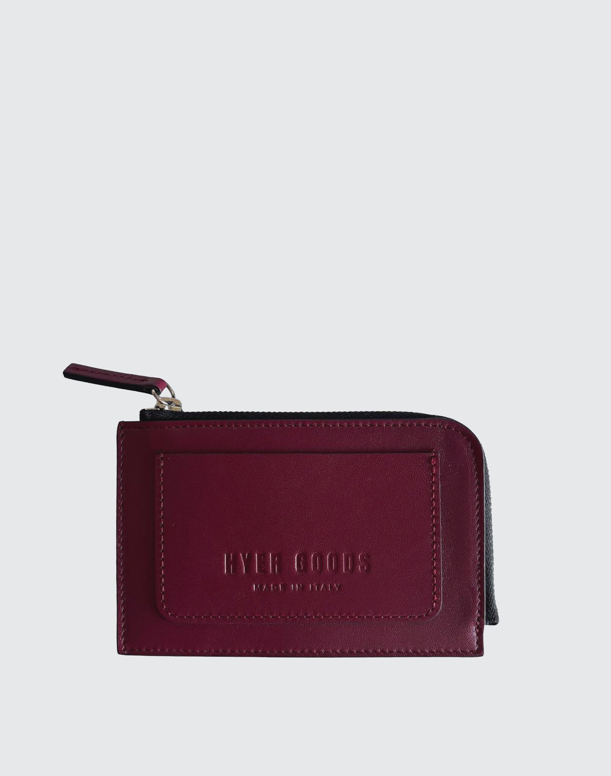 Piccolo Zipper Card Wallet | Color: Dark Cherry Red Refurbished - Hyper Goods refurbished available on Cerqular