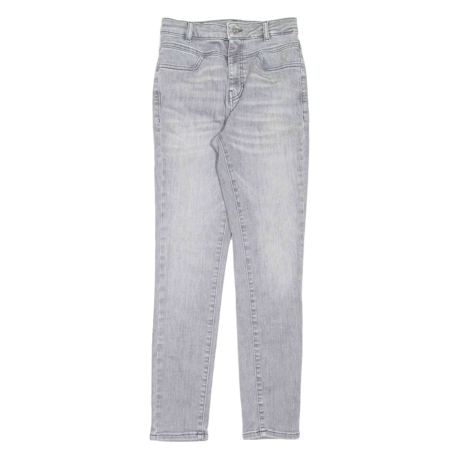 BOSS Womens Jeans Grey Slim Skinny Stone Wash W24 L27 Refurbished - N/A refurbished available on Cerqular