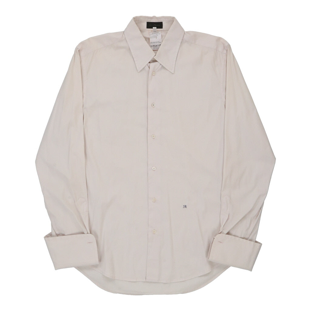 Richmond Shirt - XL Beige Cotton Refurbished - Thrifted (note: this is a term often used to describe second- refurbished available on Cerqular