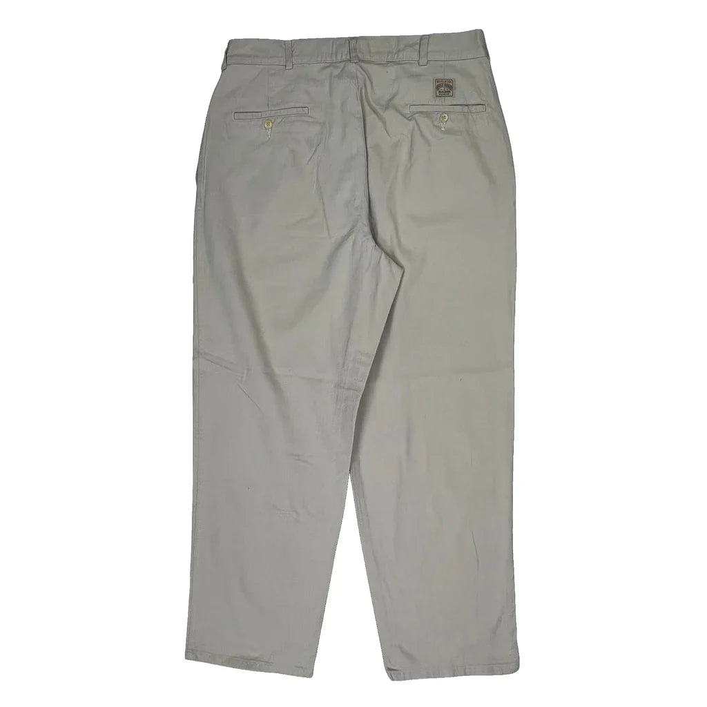 Polo By Ralph Lauren Trousers - 36W 30L Beige Cotton Refurbished - Thrifted (note: this is a term often used to describe second- refurbished available on Cerqular