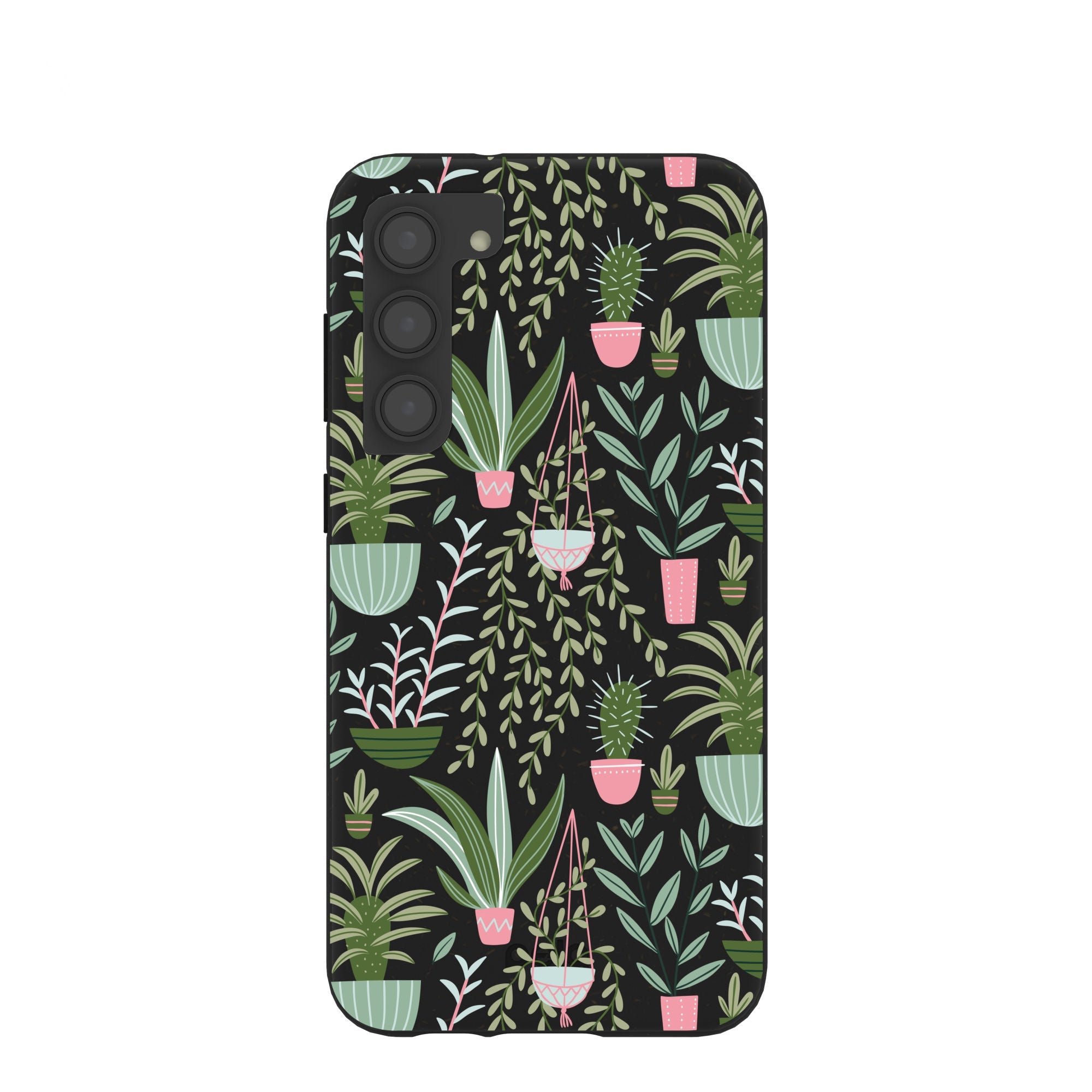 Black Indoor Garden Samsung Galaxy S23+(Plus) Case Refurbished - Pela Case refurbished available on Cerqular