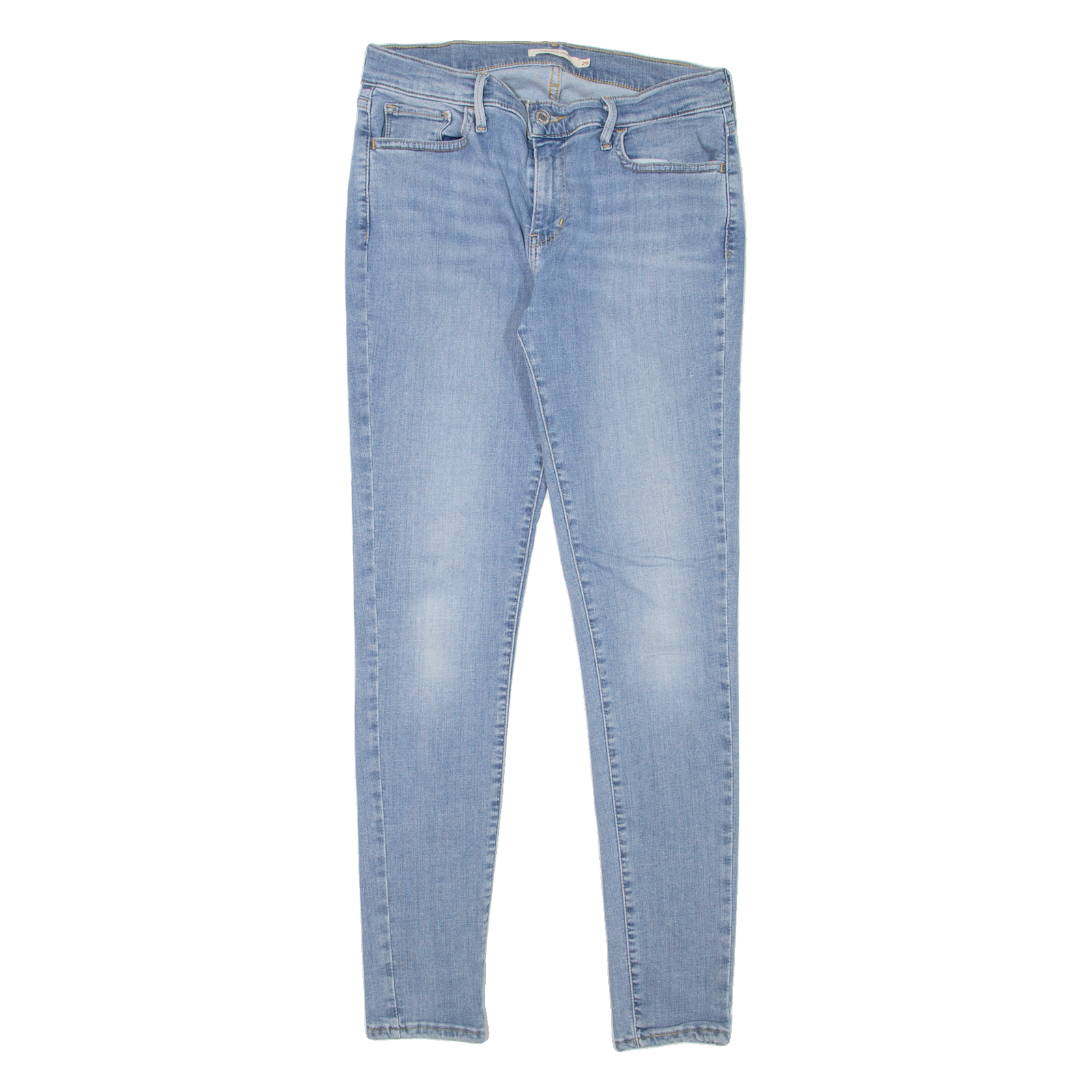 LEVI'S 710 Womens Jeans Blue Slim Skinny Denim Stone Wash W29 L30 Refurbished - N/A refurbished available on Cerqular