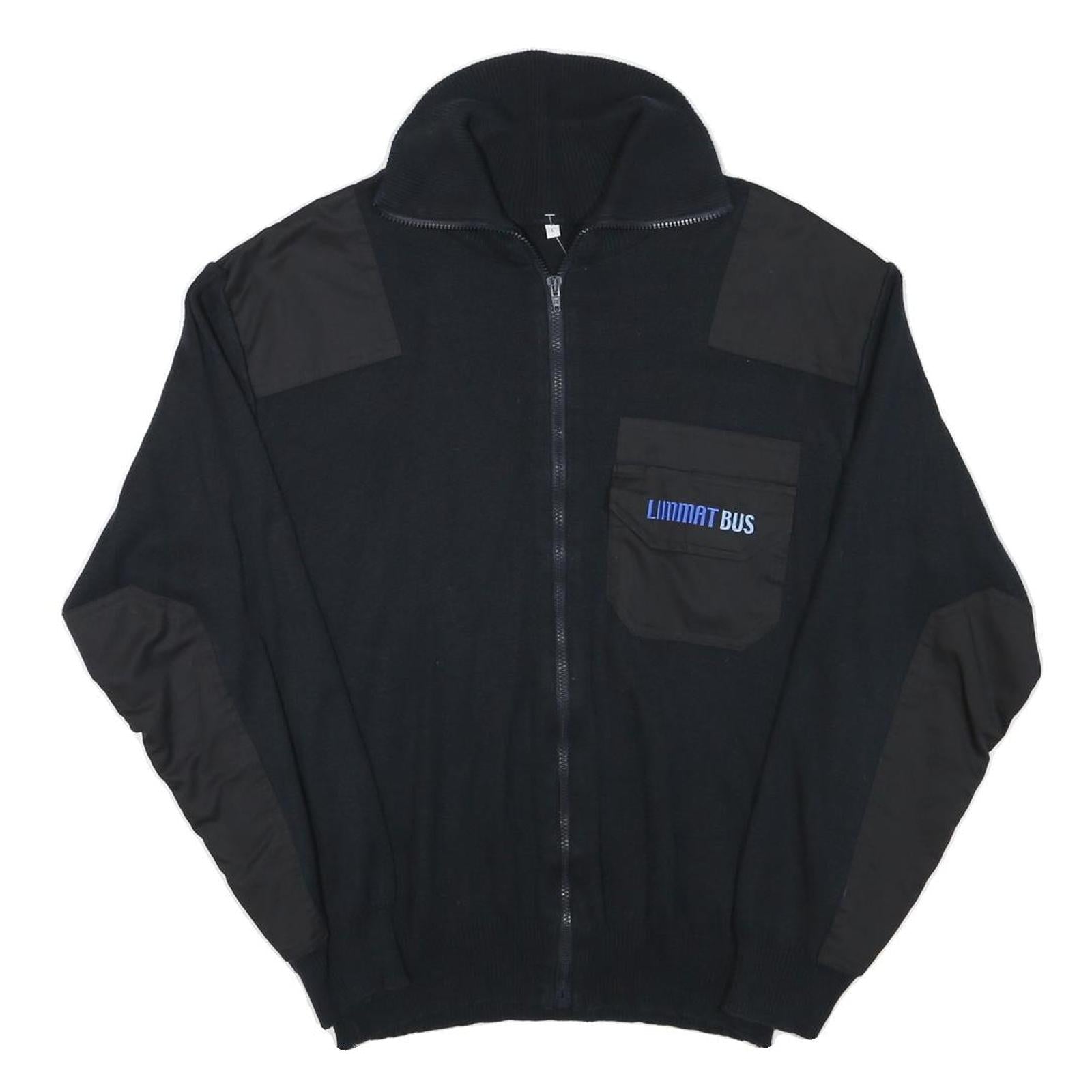 Buy Mens Black Plain Cotton Blend Pullover Zip Up Jumper L Limmat Bus Pocket Refurbished - $28.59 Mens Black Plain Cotton Blend Pullover Zip Up Jumper L Limmat Bus Pocket Refurbished - N/A refurbished available on Cerqular