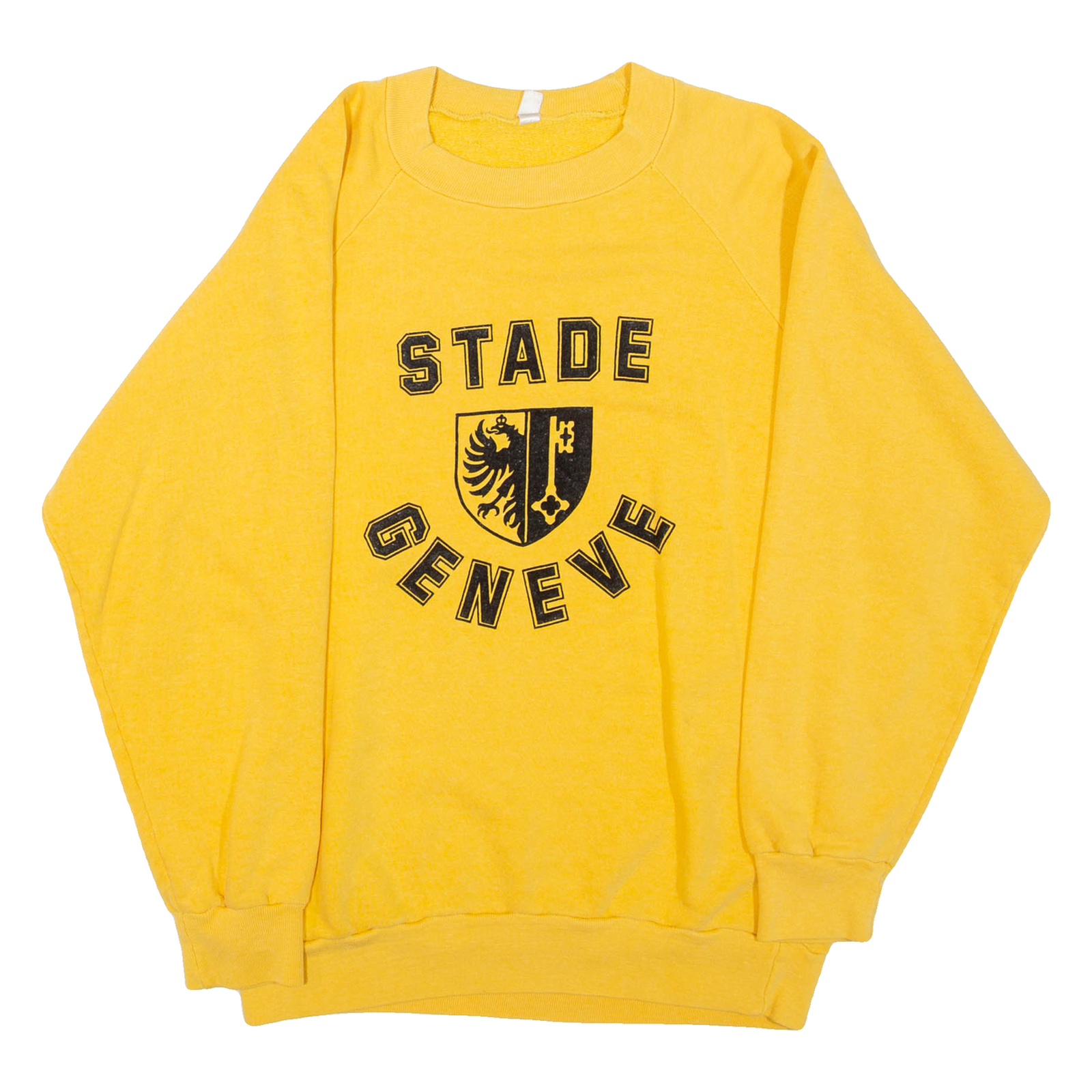 Stade Geneve Mens Sweatshirt Yellow Crew Neck S Refurbished - N/A refurbished available on Cerqular