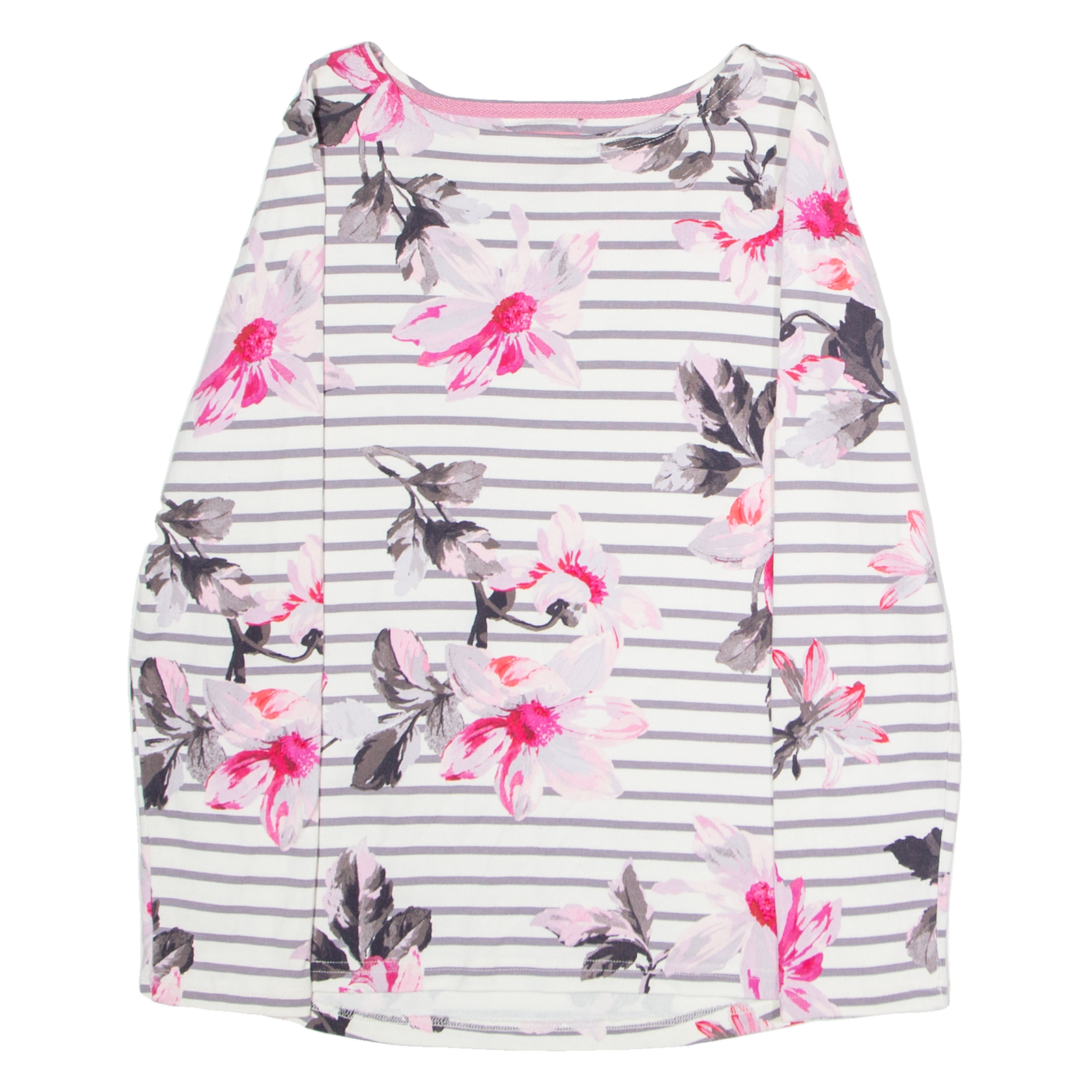 Buy JOULES Striped Floral Womens T-Shirt White Long Sleeve UK 10 Refurbished - $24.69 JOULES Striped Floral Womens T-Shirt White Long Sleeve UK 10 Refurbished - N/A refurbished available on Cerqular