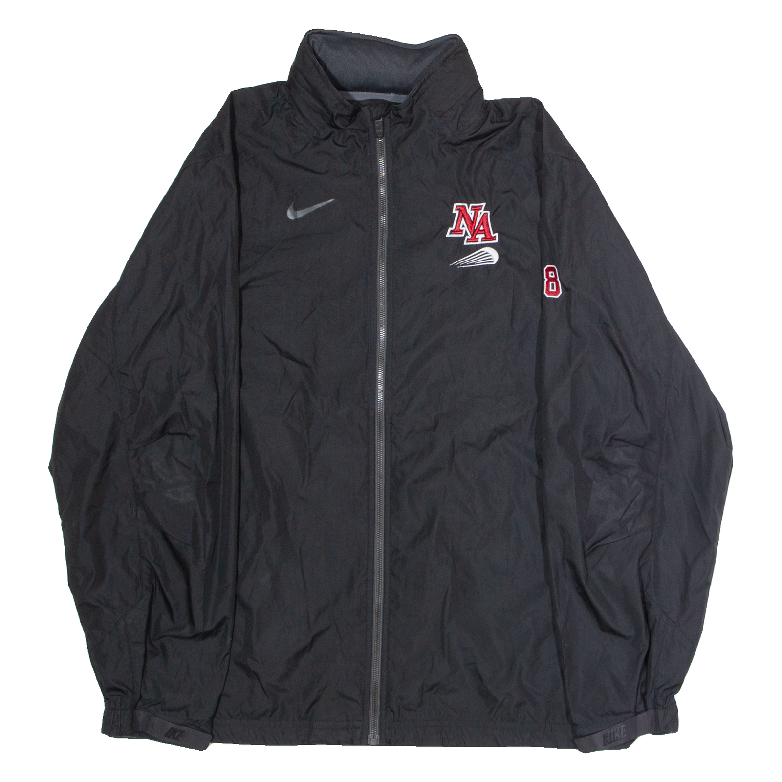 Buy NIKE NA #8 Mens Windbreaker Jacket Black USA Hooded L Refurbished - $44.19 NIKE NA #8 Mens Windbreaker Jacket Black USA Hooded L Refurbished - N/A refurbished available on Cerqular