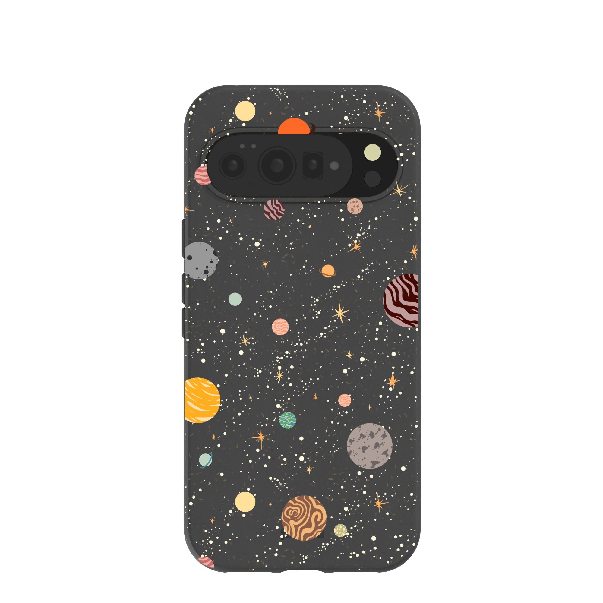 Black Galactic Glow Google Pixel 10 Pro XL Case | PixelSnap Compatibility: Without PixelSnap Refurbished - Pela Case refurbished available on Cerqular
