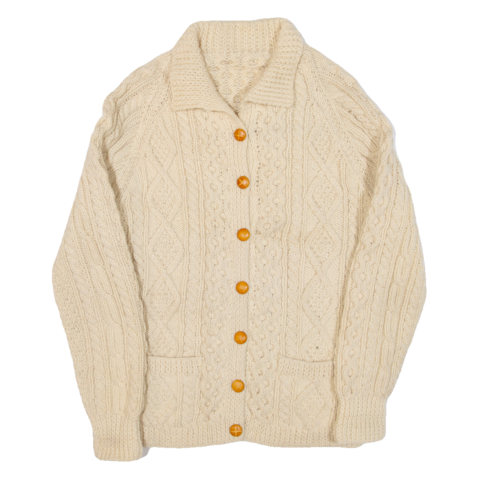 Buy Womens Heavy Knit Cardigan Cream Collared 90s Cable Knit S Refurbished - $44.19 Womens Heavy Knit Cardigan Cream Collared 90s Cable Knit S Refurbished - N/A refurbished available on Cerqular