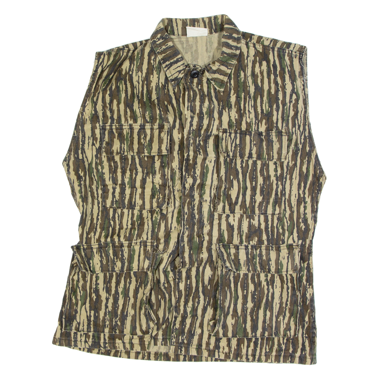 Mens Shirt Green Camouflage Sleeveless S Refurbished - N/A refurbished available on Cerqular