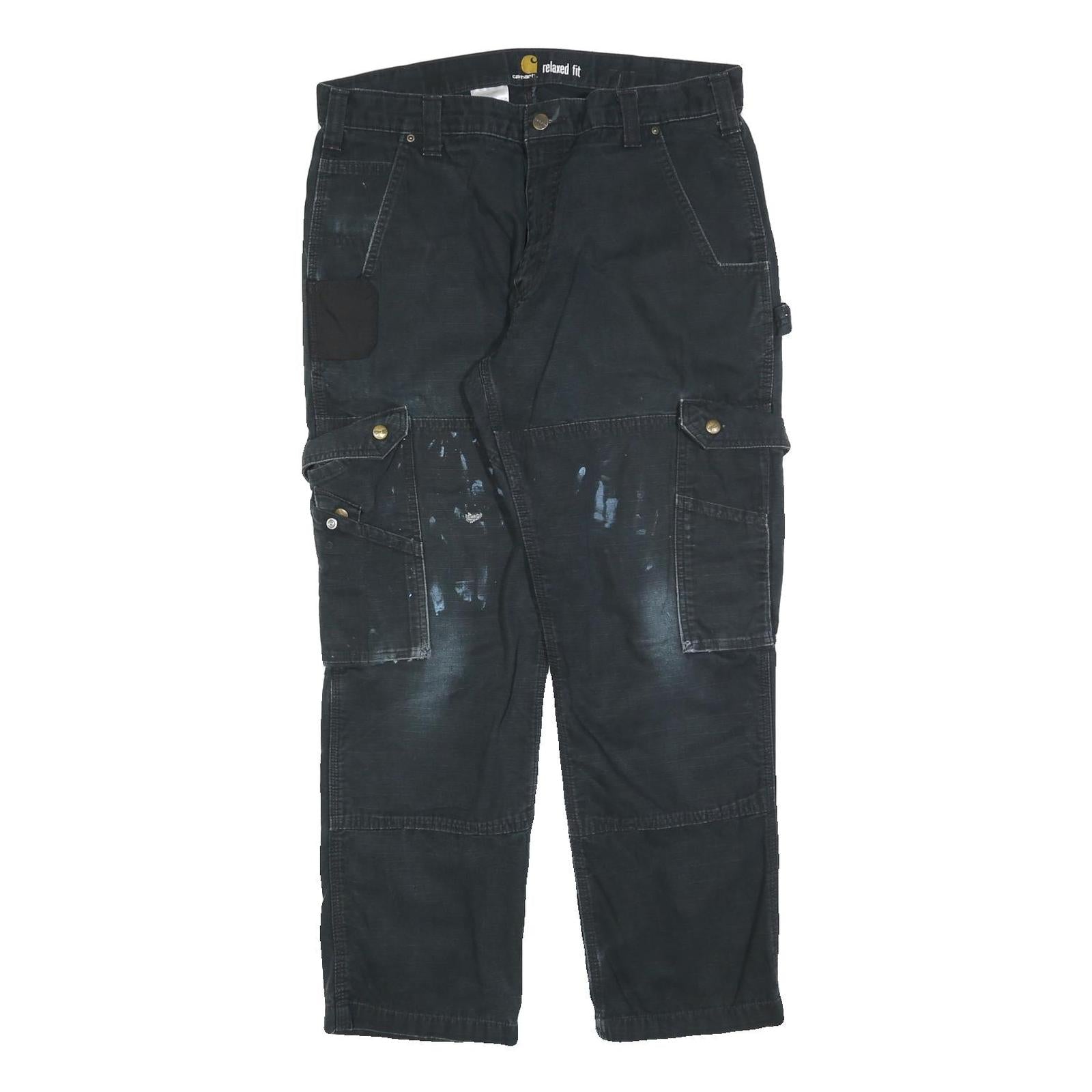 Buy CARHARTT Mens Black Relaxed Fit Cargo Trousers W36 L30 Workwear Durable Refurbished - $40.29 CARHARTT Mens Black Relaxed Fit Cargo Trousers W36 L30 Workwear Durable Refurbished - N/A refurbished available on Cerqular