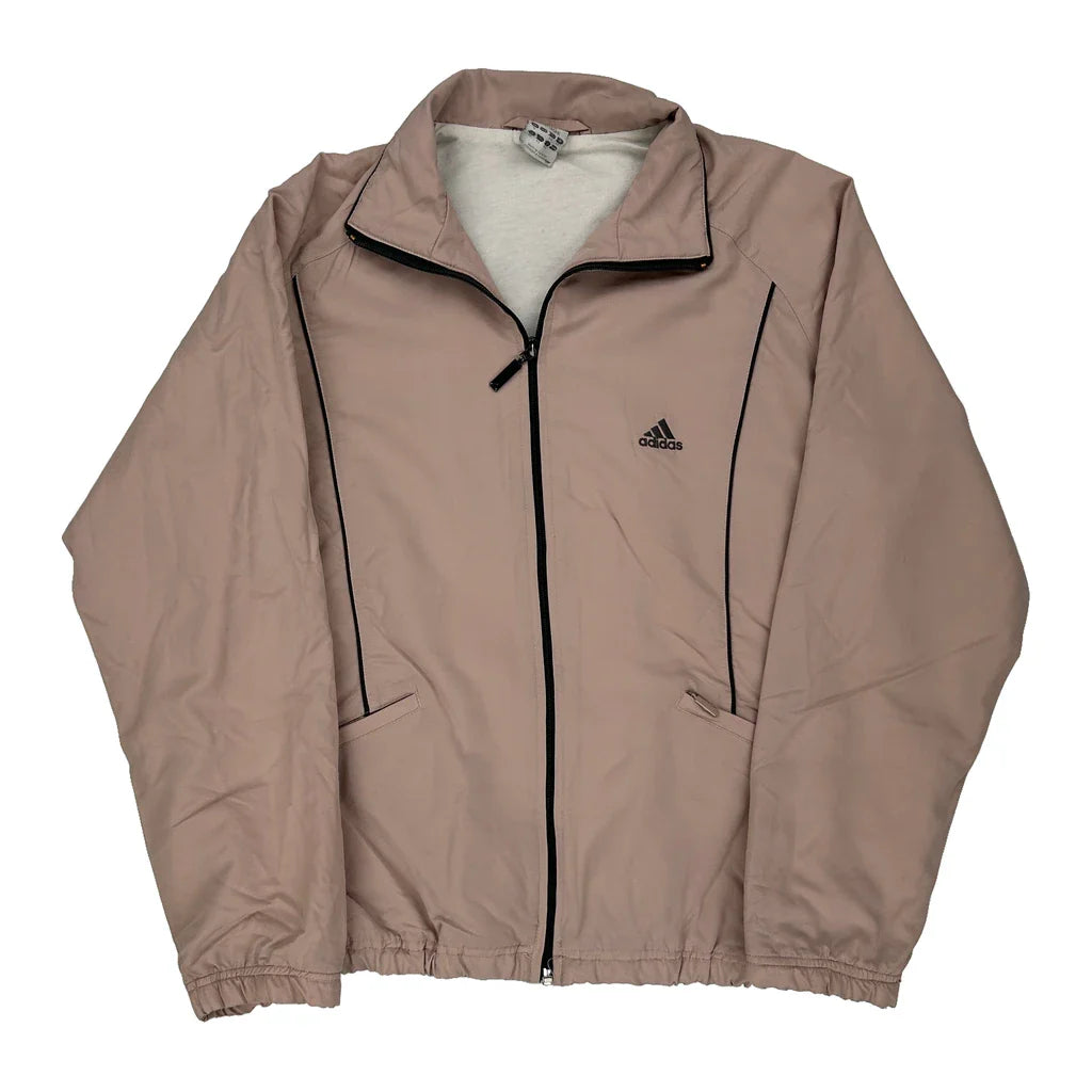 Buy Adidas Windbreaker - Medium Pink Polyester Refurbished - $46.89 Adidas Windbreaker - Medium Pink Polyester Refurbished - Thrifted (note: this is a term often used to describe second- refurbished available on Cerqular