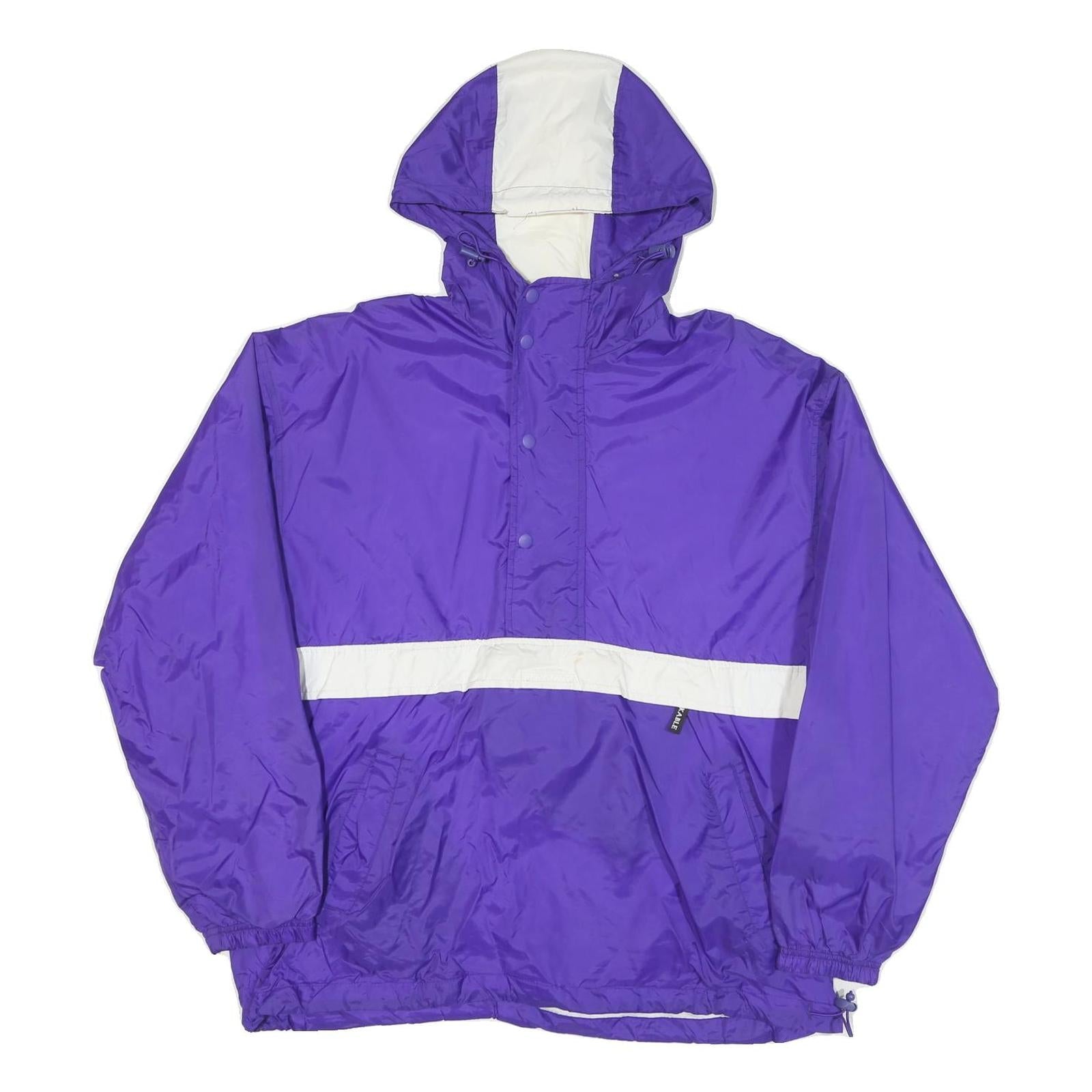 Buy HOLLOWAY Mens Purple & White Outdoor Jacket M Nylon Plain Hooded Zip Refurbished - $37.69 HOLLOWAY Mens Purple & White Outdoor Jacket M Nylon Plain Hooded Zip Refurbished - N/A refurbished available on Cerqular