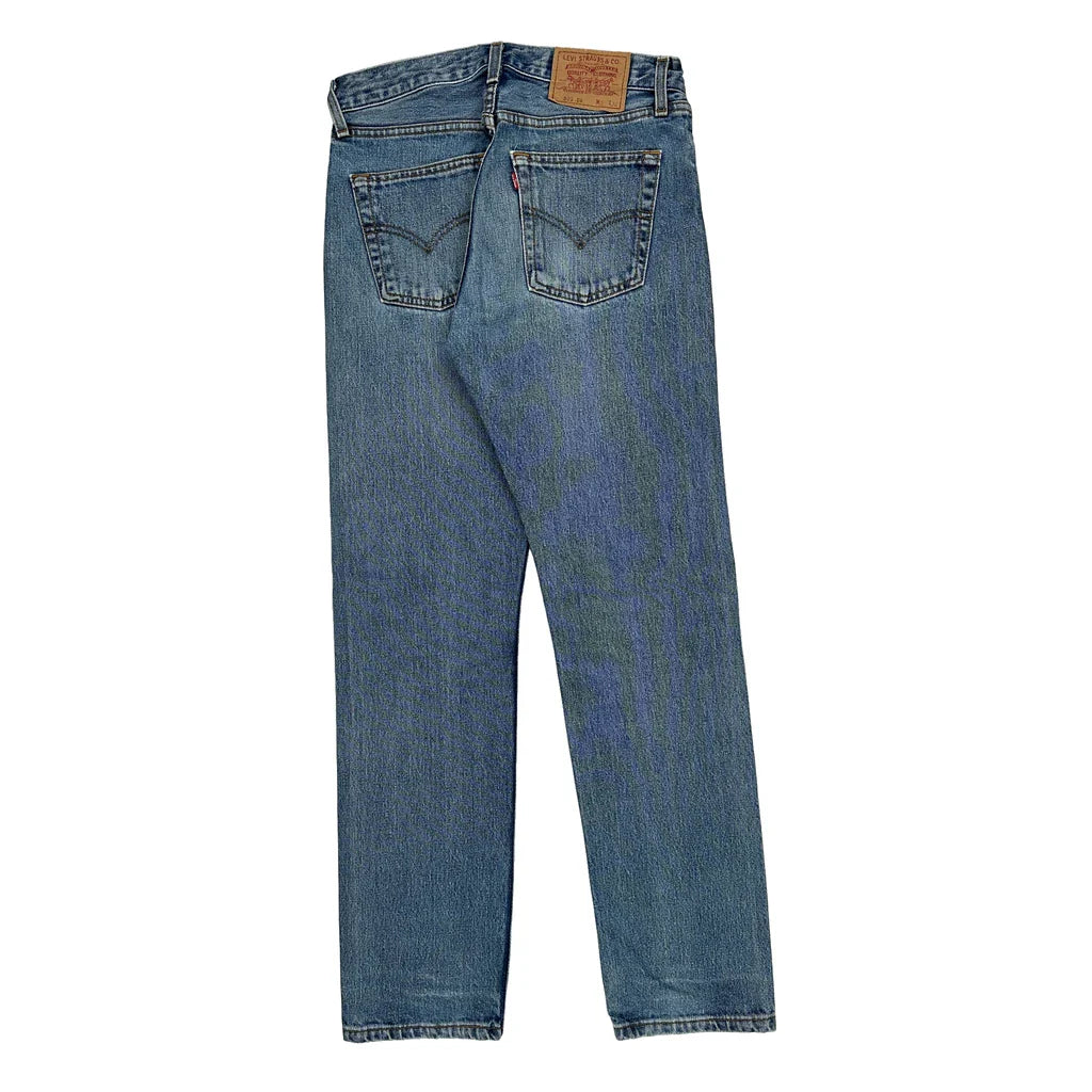 Levis Jeans - 30W 30L Blue Denim Refurbished - Thrifted (note: this is a term often used to describe second- refurbished available on Cerqular