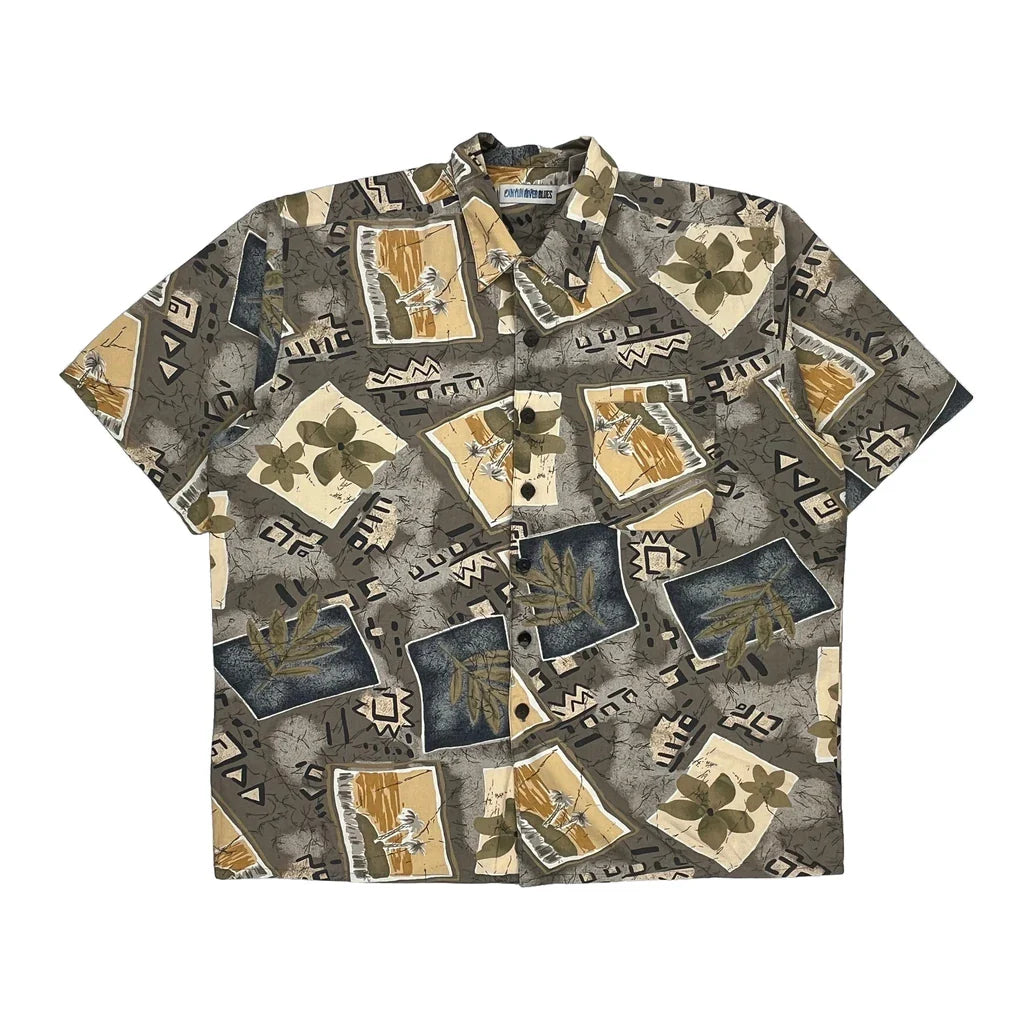 Canyon River Blues Hawaiian Shirt - XL Multicoloured Cotton Refurbished - Thrifted (note: this is a term often used to describe second- refurbished available on Cerqular